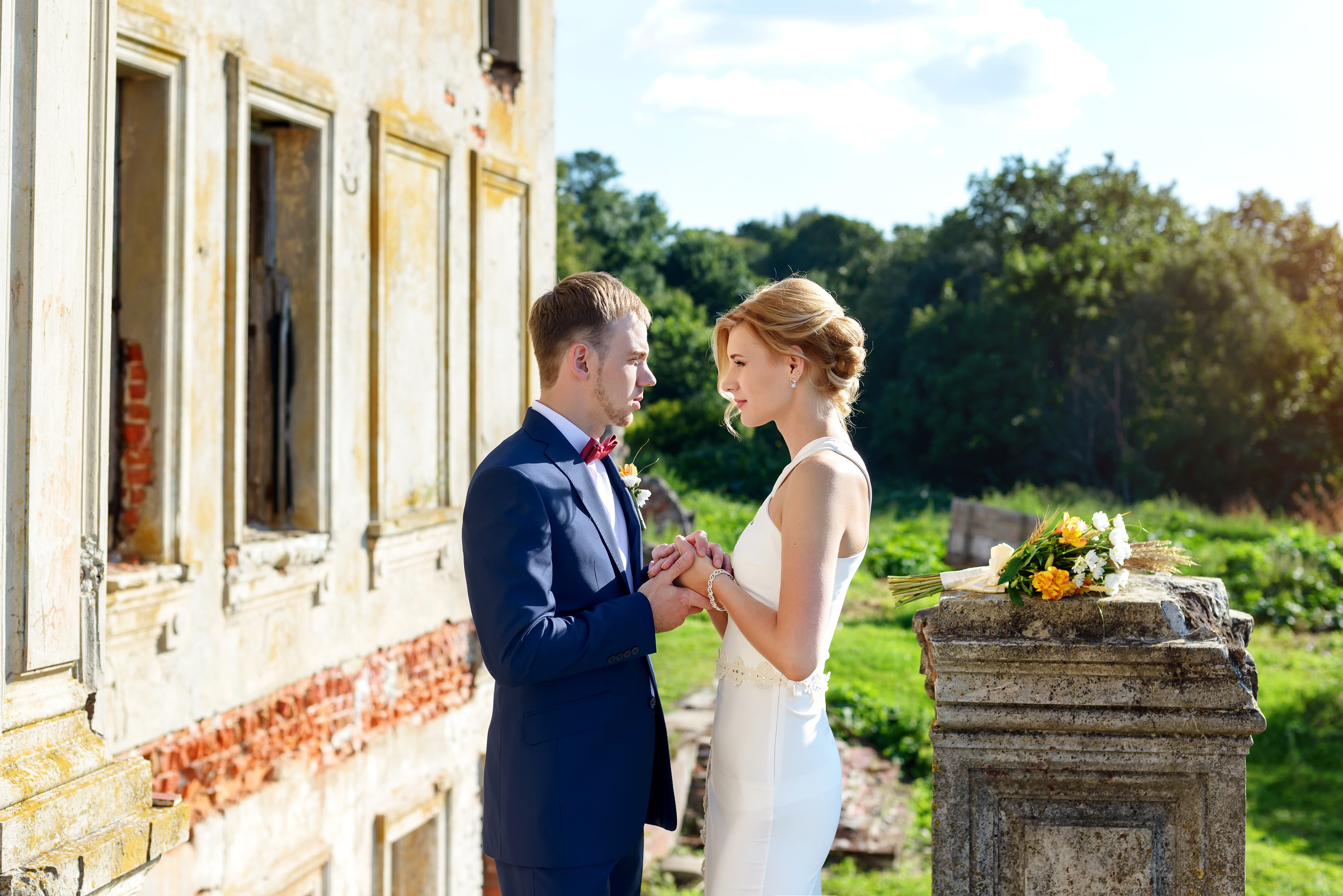 Свадебная фотосессия в усадьбе Приклонских Рукавишниковых