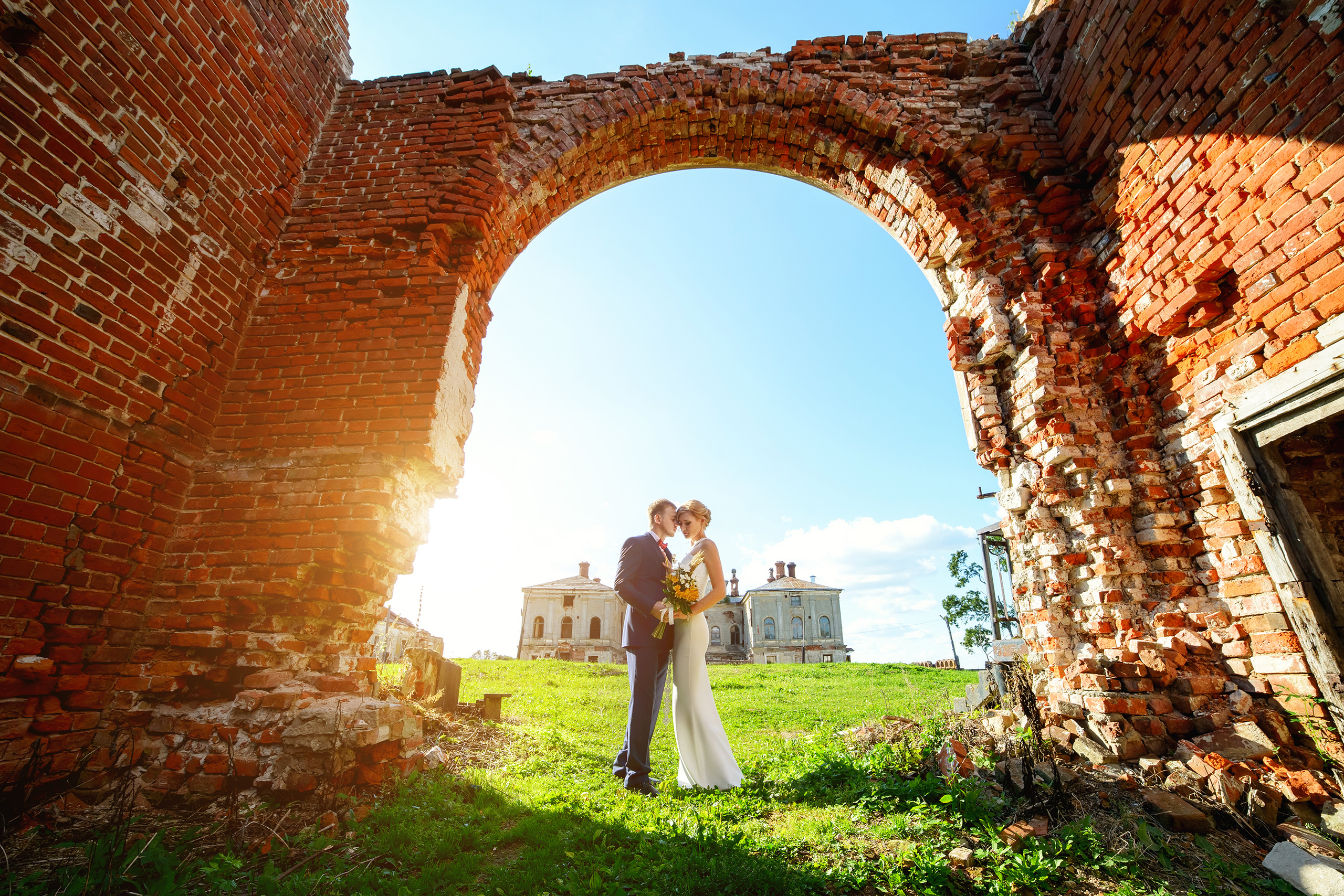 Свадебная фотосессия в усадьбе Приклонских Рукавишниковых