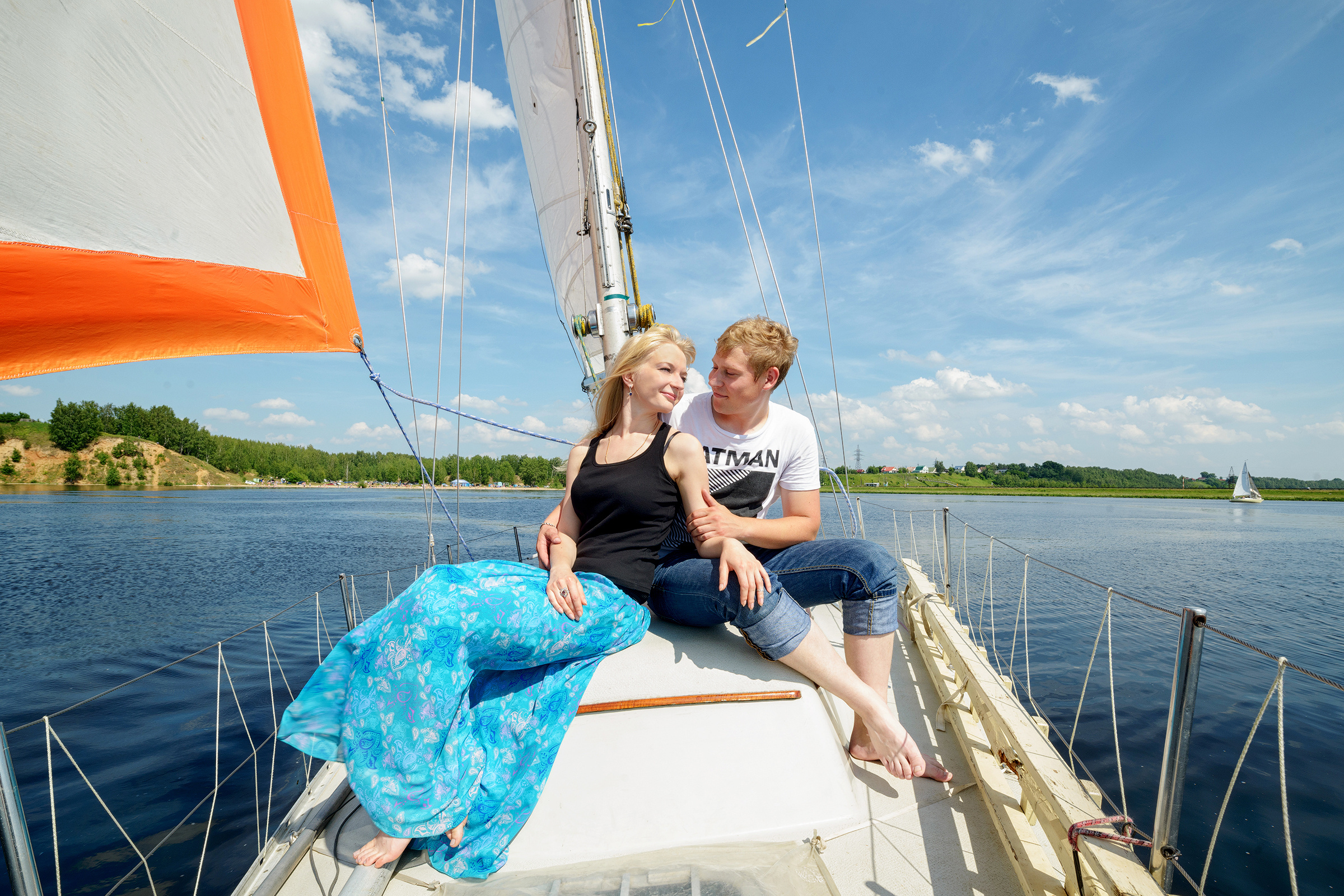 Фотосессия на яхте в Нижнем Новгороде
