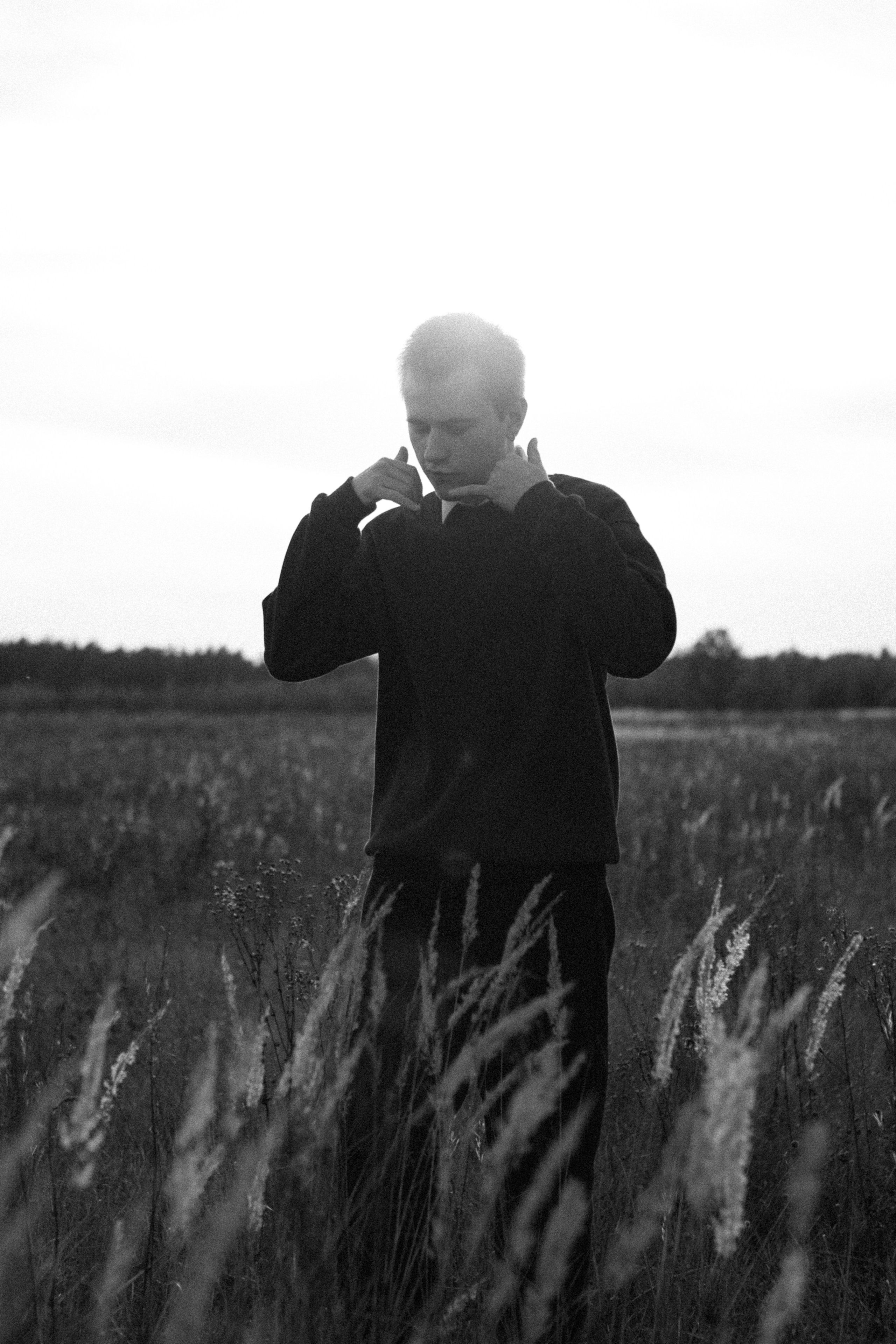 Backstage. Съемка клипа в поле. Фотограф Анастасия Кулешова