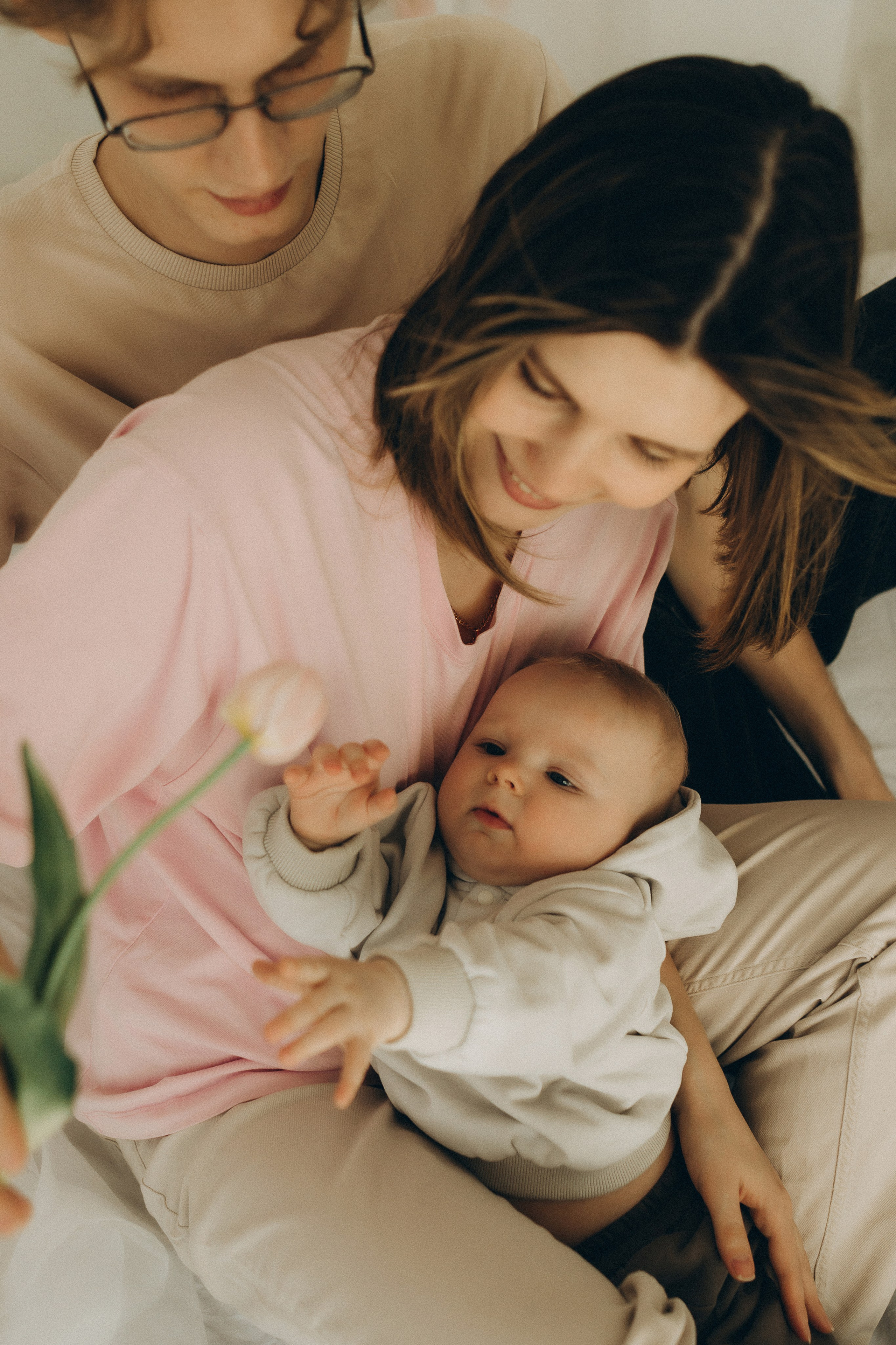 Саша, Алина и Саша. Семейный фотограф и детский фотограф в Волгограде Алеся Бутакова — дет