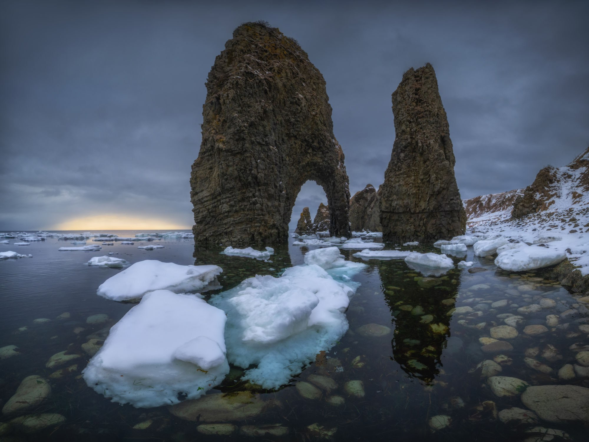 Фотогалерея Зимние Курилы