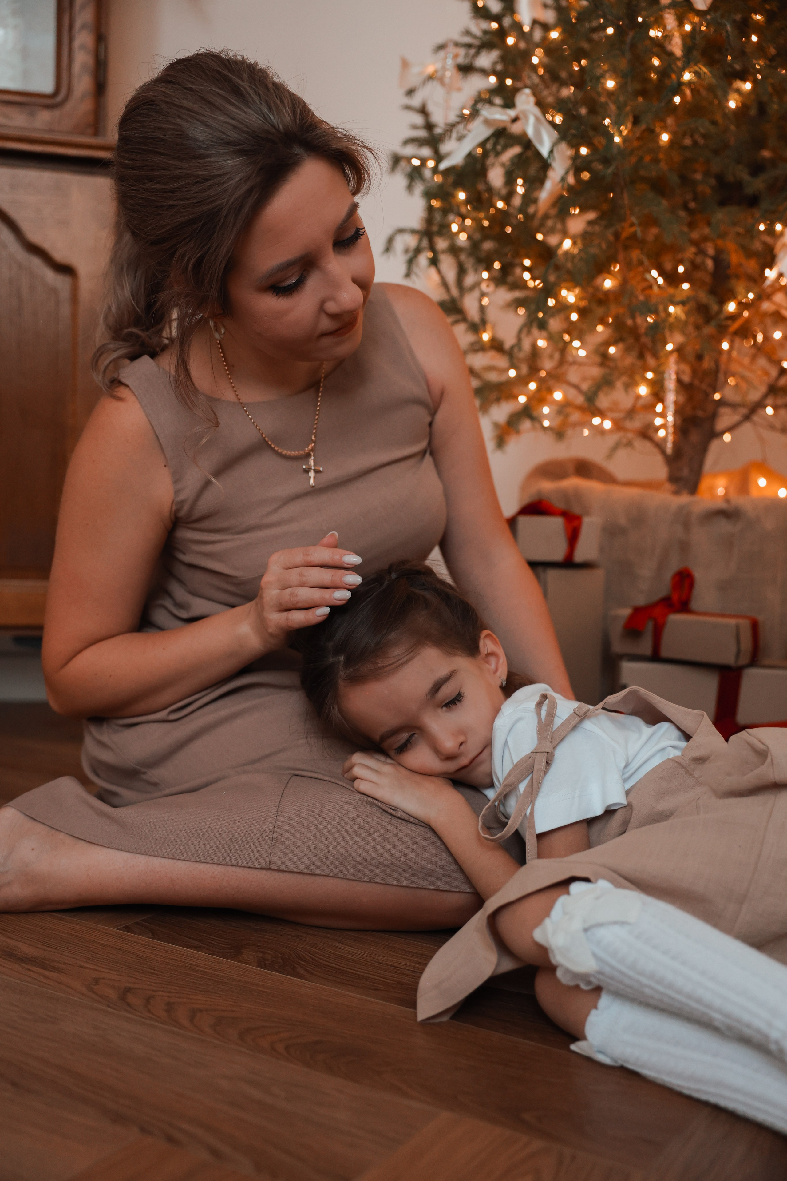 Рождественская история. Яна и Ева. Ваш семейный newborn и lifestyle фотограф в СПБ Наталья Журавлева