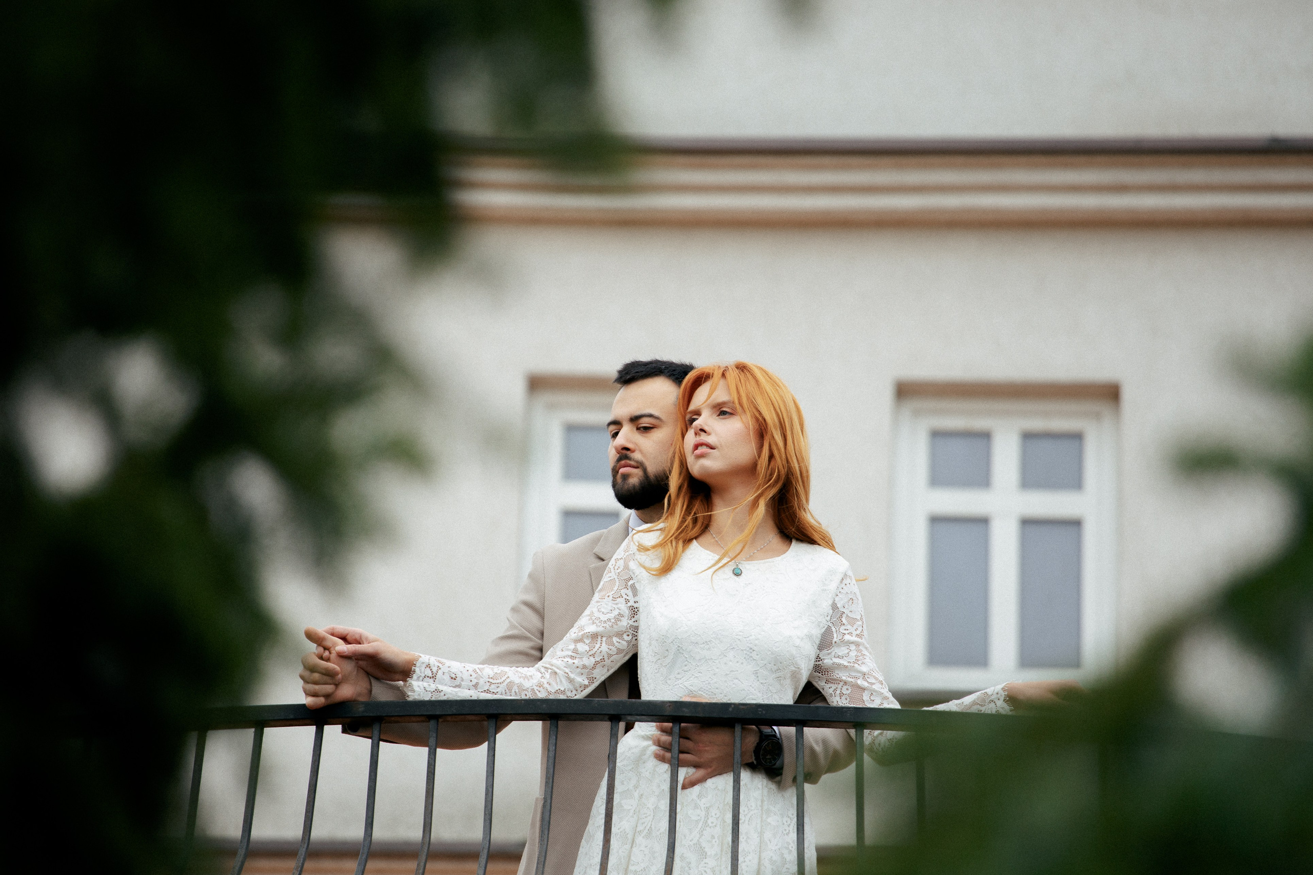 Ślubna sesja zdjęciowa w plenerze. Свадебный фотограф Варшава Лодзь Польша Елена Юцова