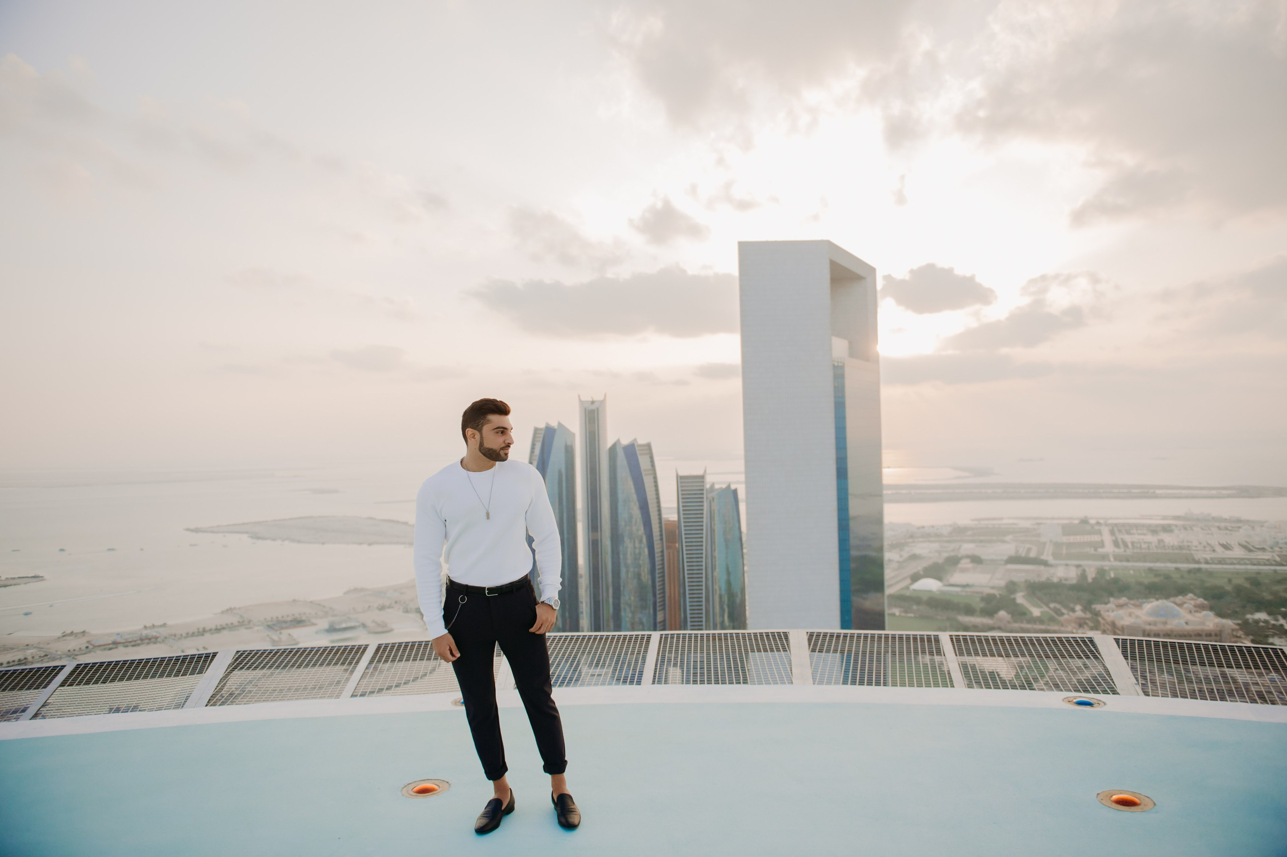 Love Story на высоте (Абу Даби). Фотограф в Москве и Санкт-Петербурге Дарина