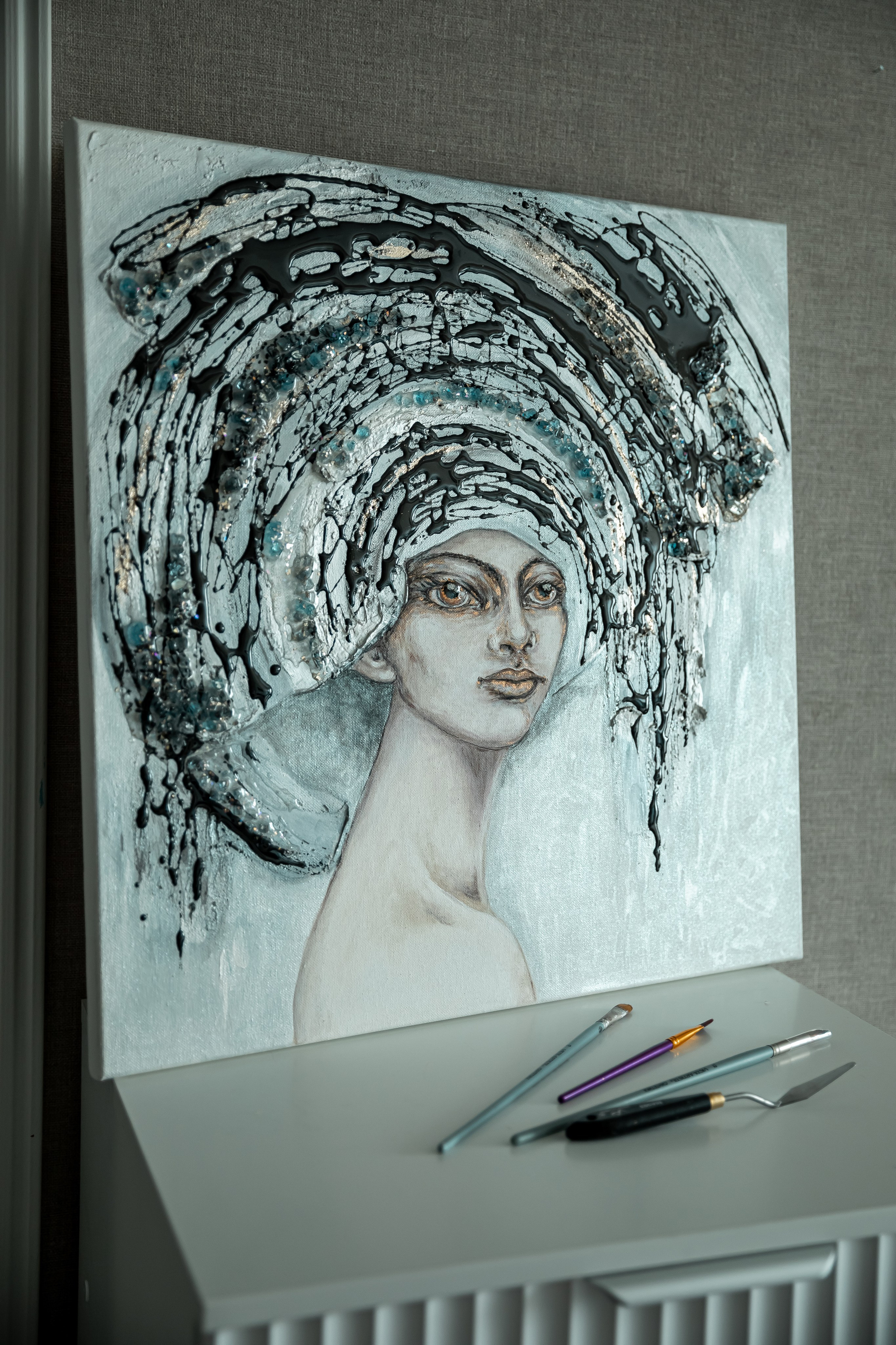 Фотосессия для художницы. Индивидуальный и семейный фотограф Ирина Москвичёва