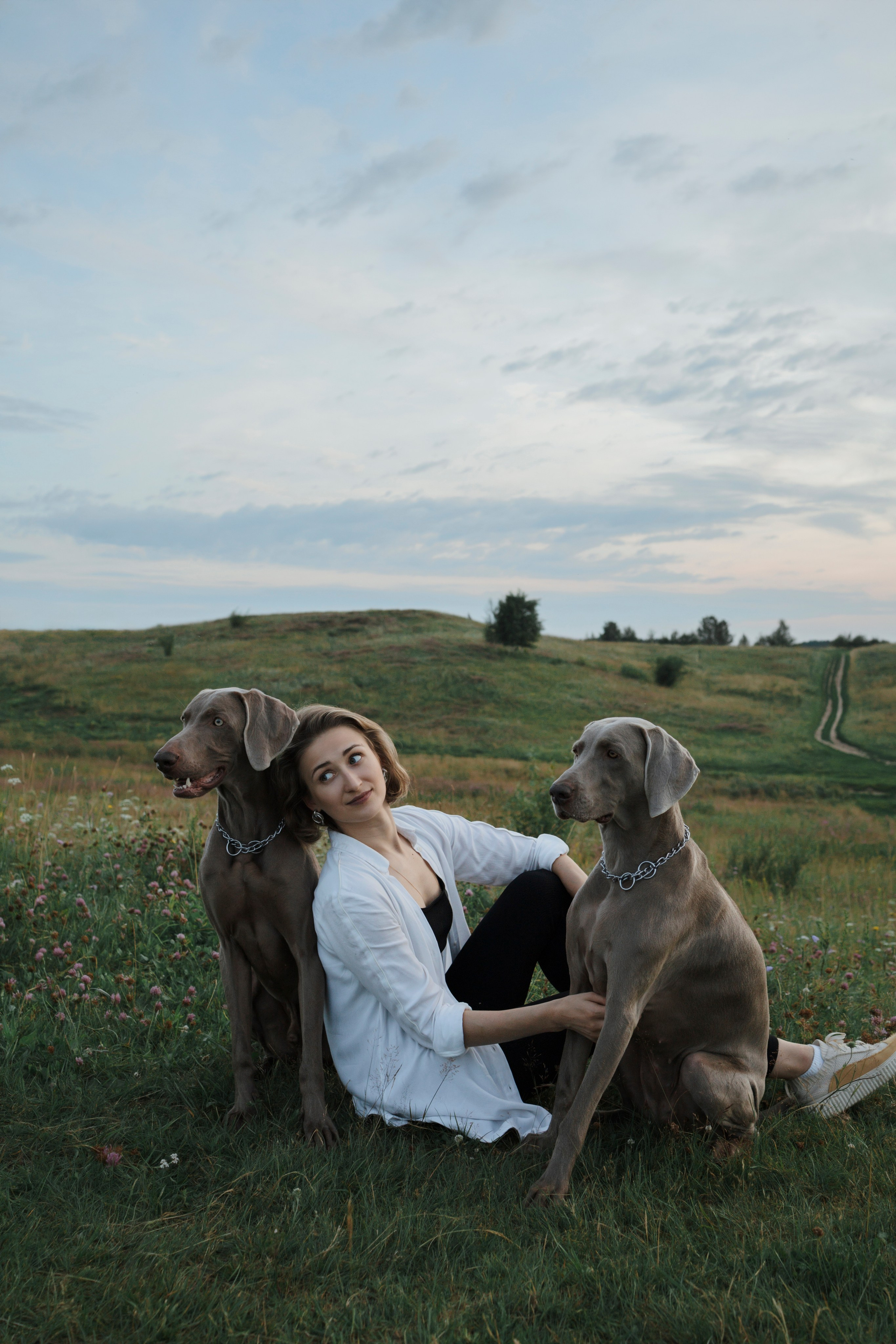 Маргарита и веймаранеры. Фотограф-анималист в Санкт-Петеребурге Титова Алиса