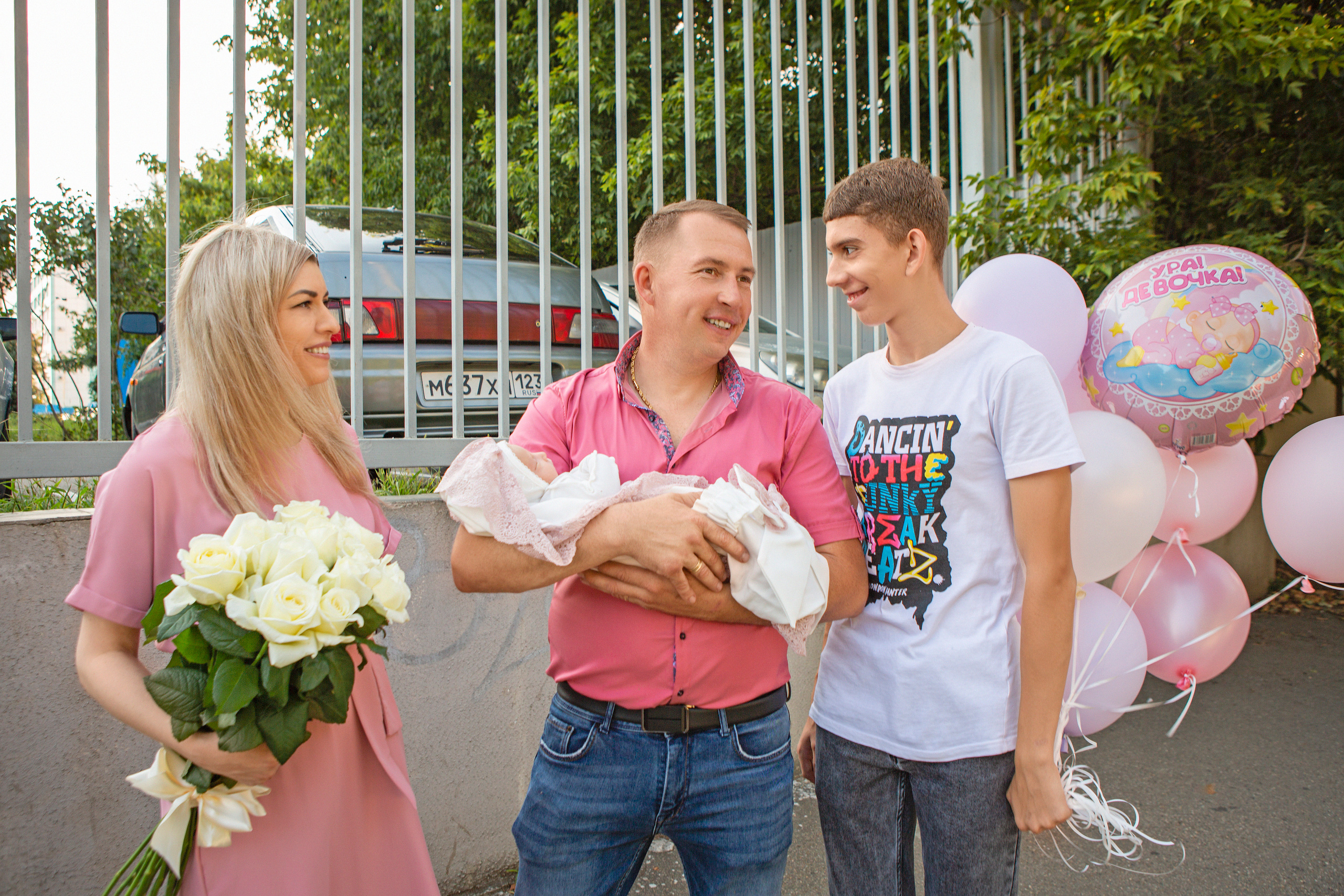 Выписки из роддома. Фотографы из Краснодара Мария и Максим Шевцовы