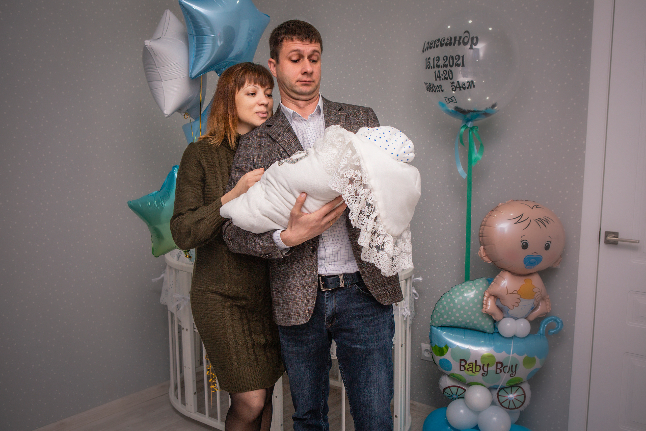 Выписки из роддома. Фотографы из Краснодара Мария и Максим Шевцовы