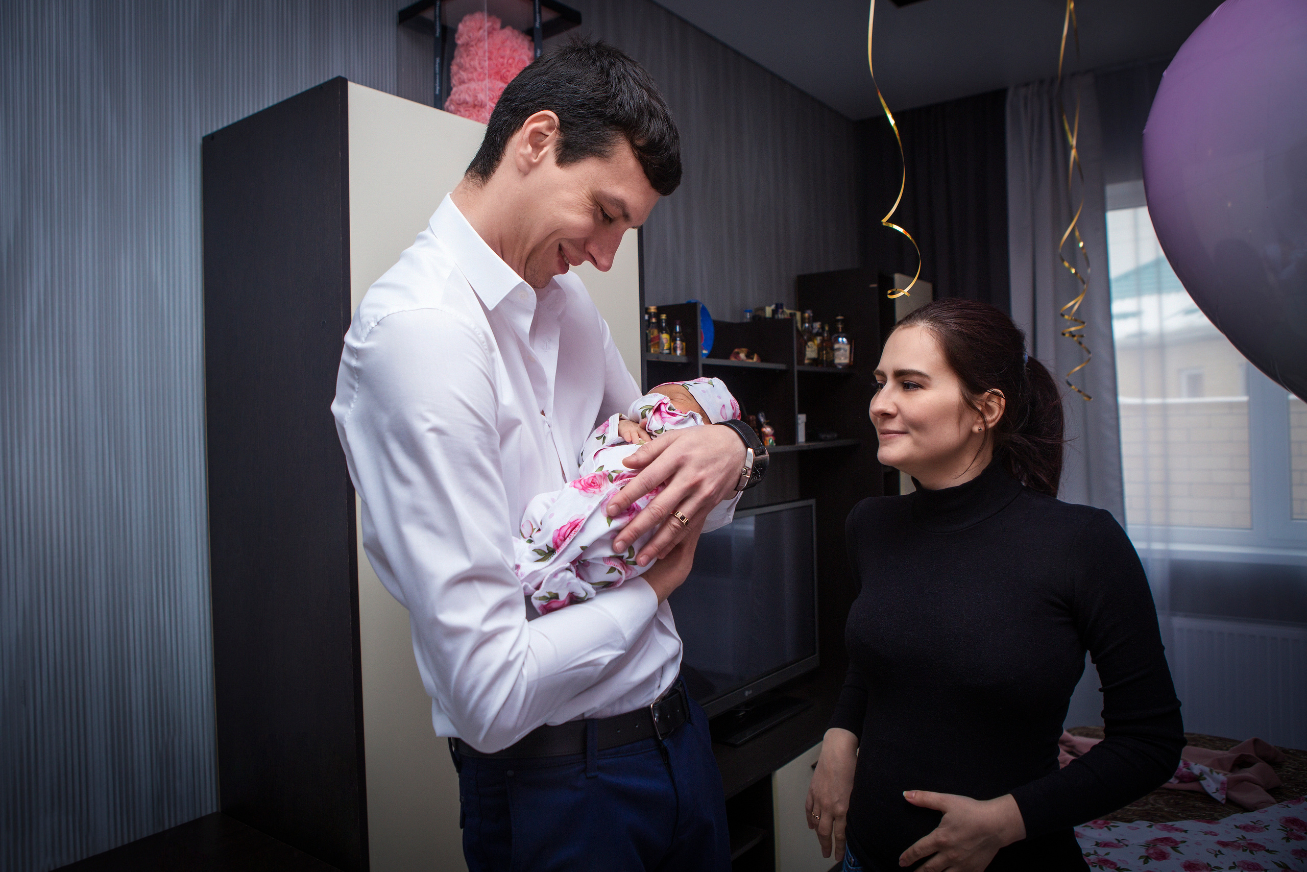 Выписки из роддома. Фотографы из Краснодара Мария и Максим Шевцовы