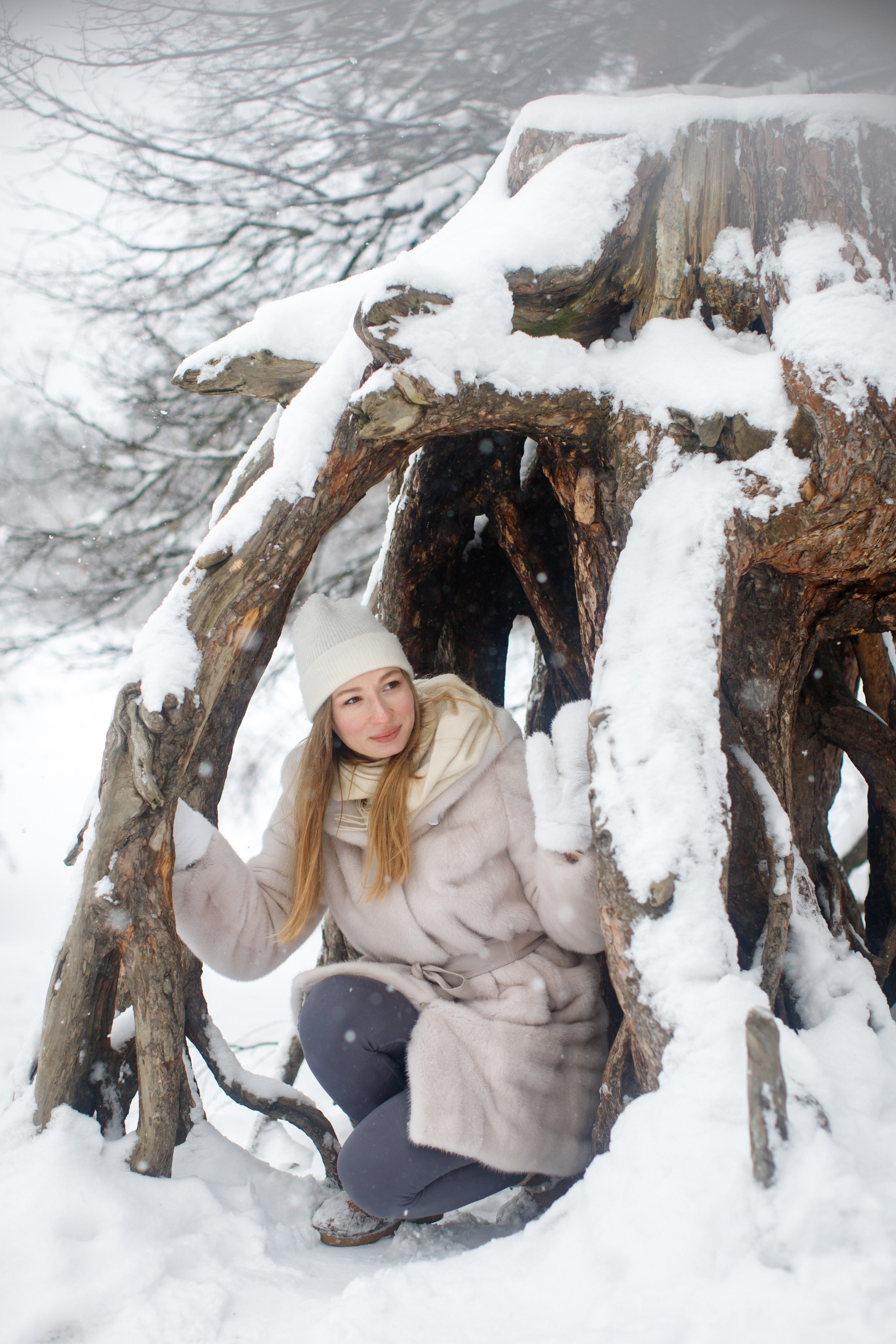 Зимние объятия. Детский и семейный фотограф Мария Киселёва. Москва