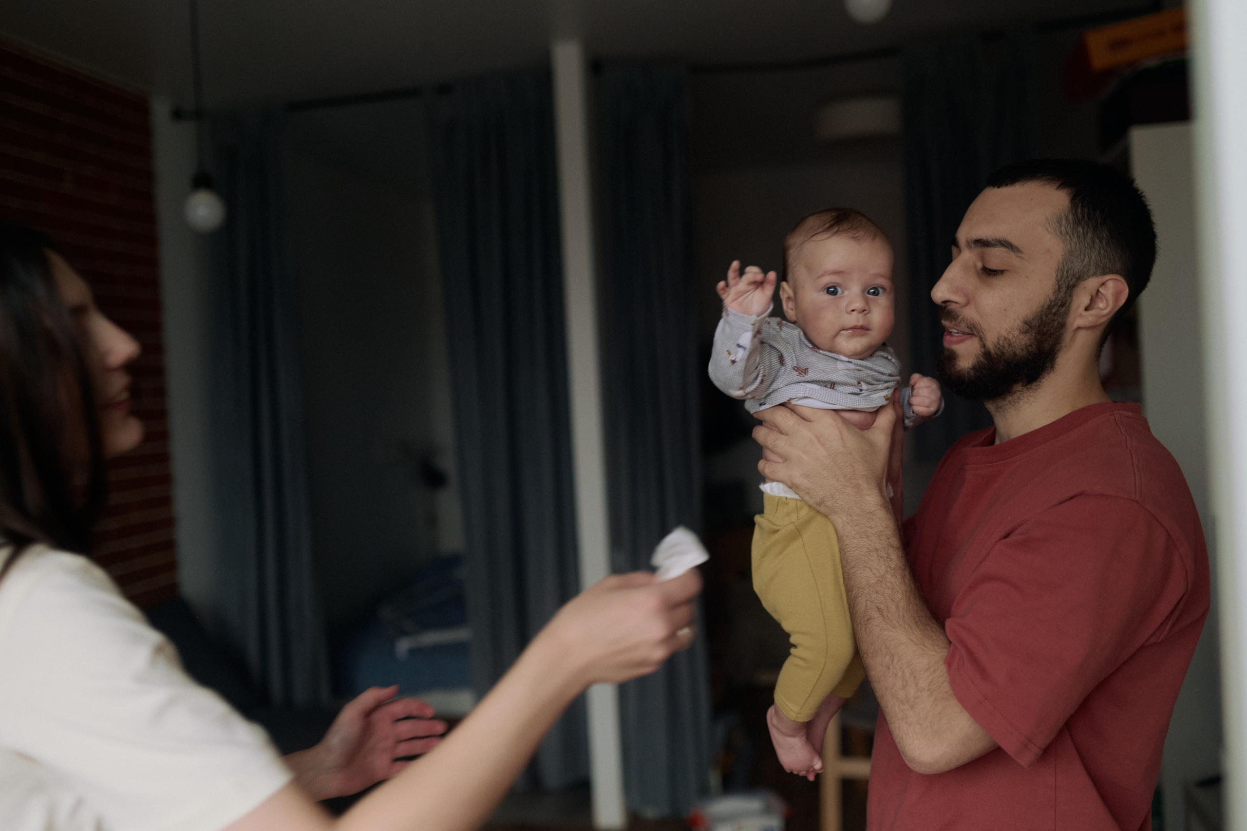 Эмир, Диана, Леон и Амин дома. Семейный и свадебный lifestyle-фотограф в Москве Мария Петрова