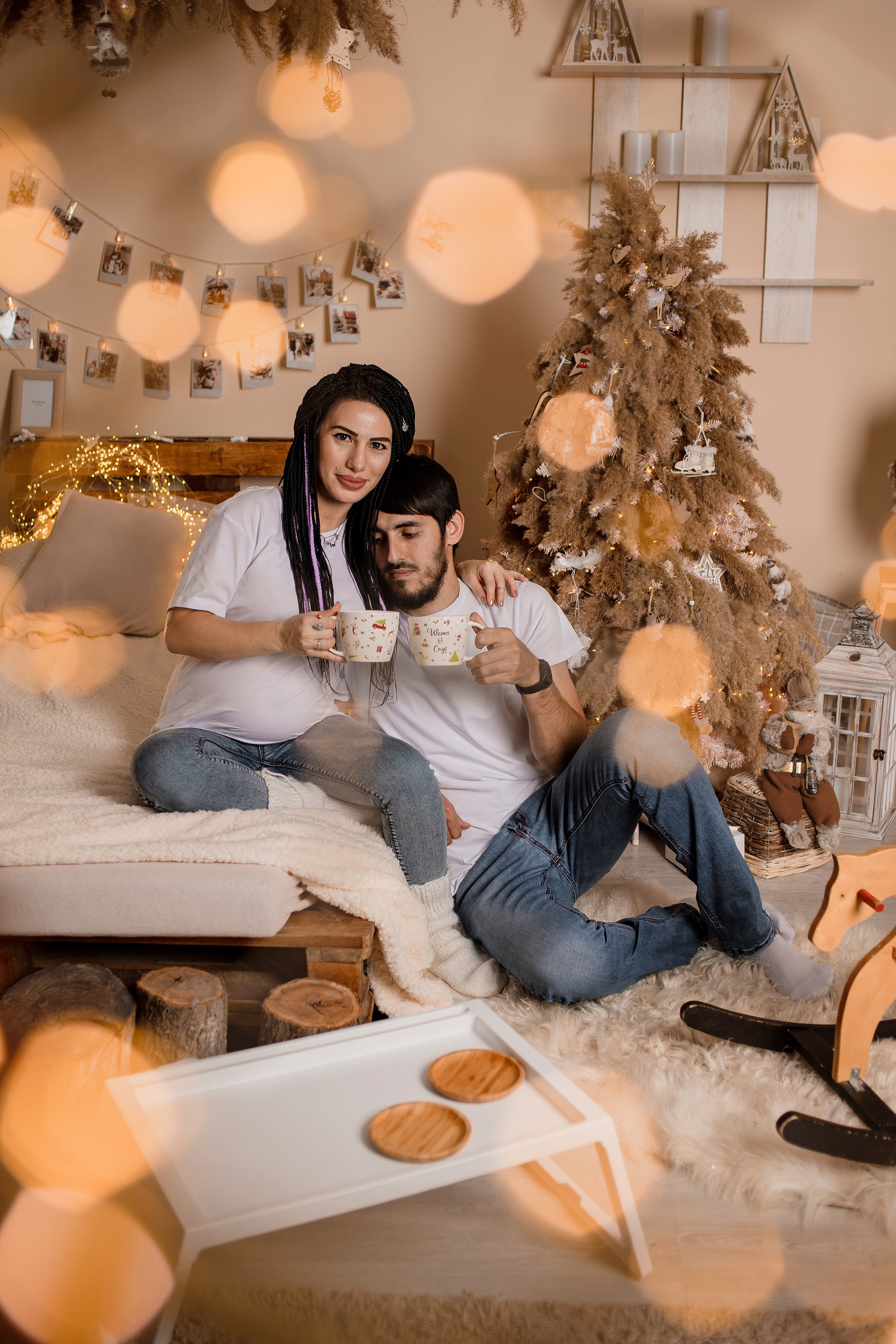 Лия и Саида с детками. Свадебный и семейный фотограф в Каспийске Алёна Нурмагомедова