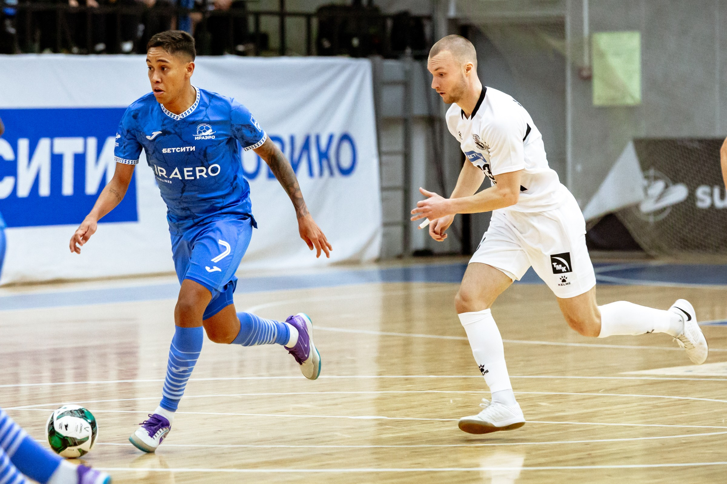 БЕТСИТИ Суперлига по футзалу | ИрАэро — Синара | 11.10.25. Фотограф в Иркутске Евгения Айвазова