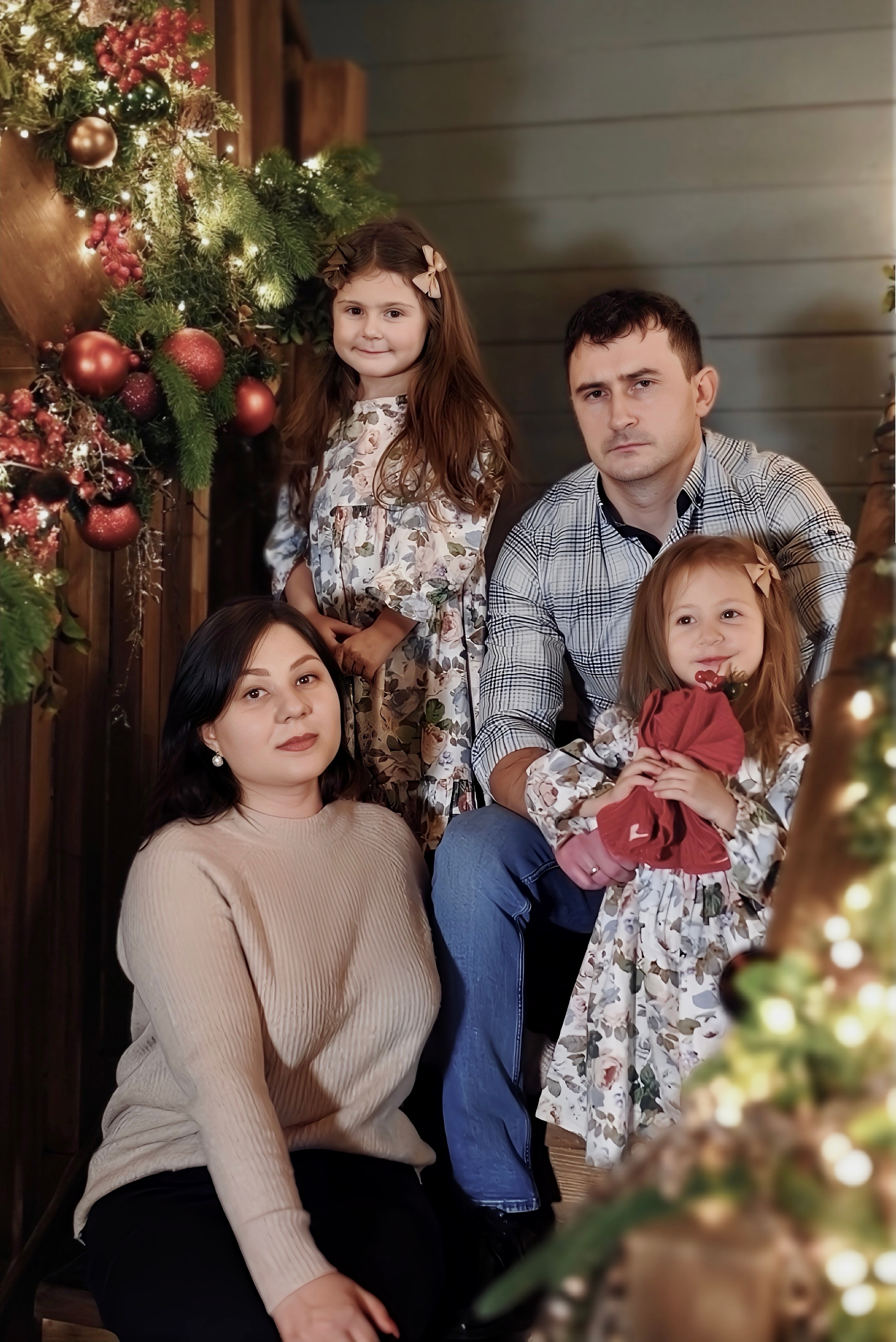 Дарья с семьей в Шале. Семейный и детский фотограф Москва