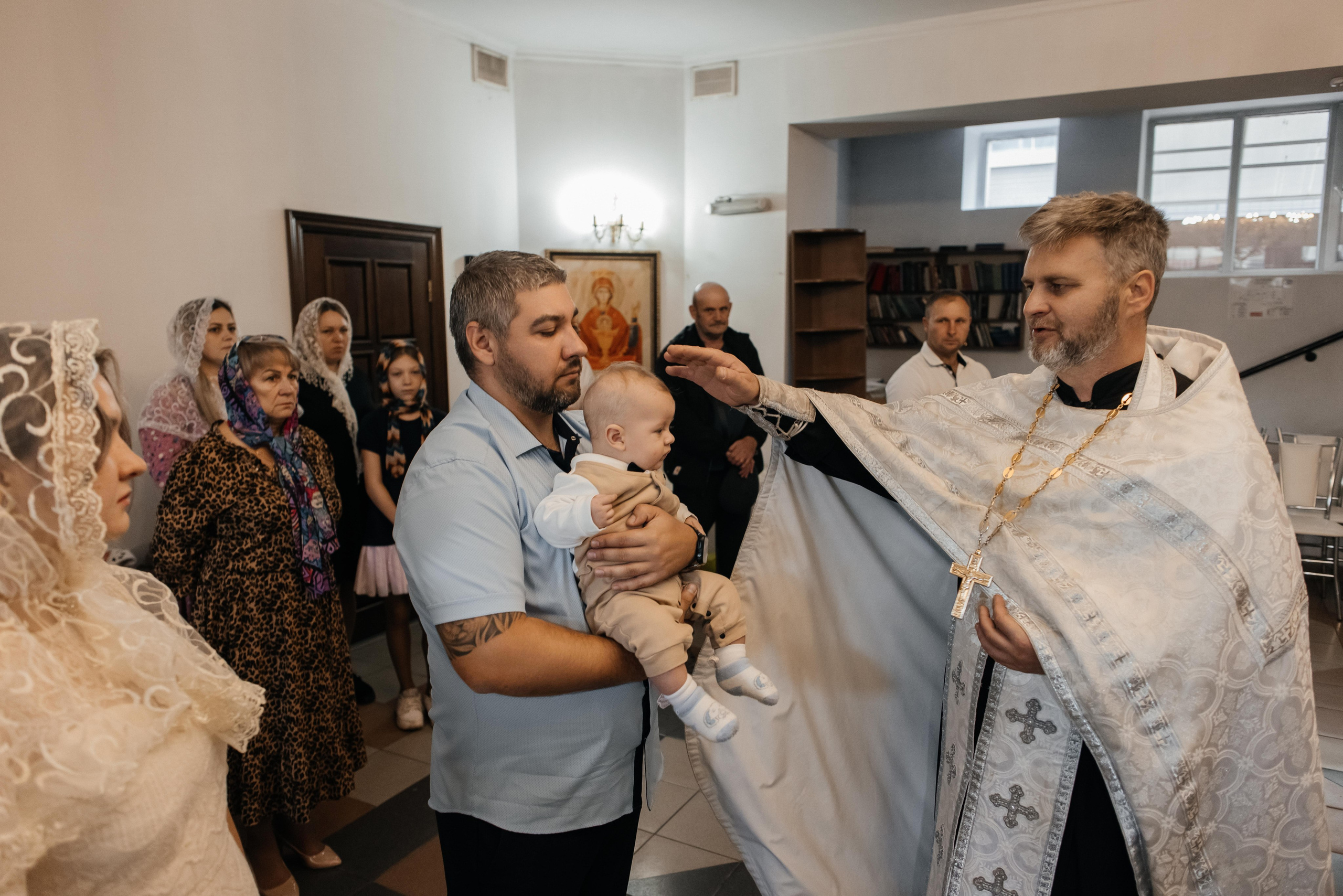 Крещение Ромы. Свадебный и семейный фотограф Яна Стражева. Волгоград, Москва