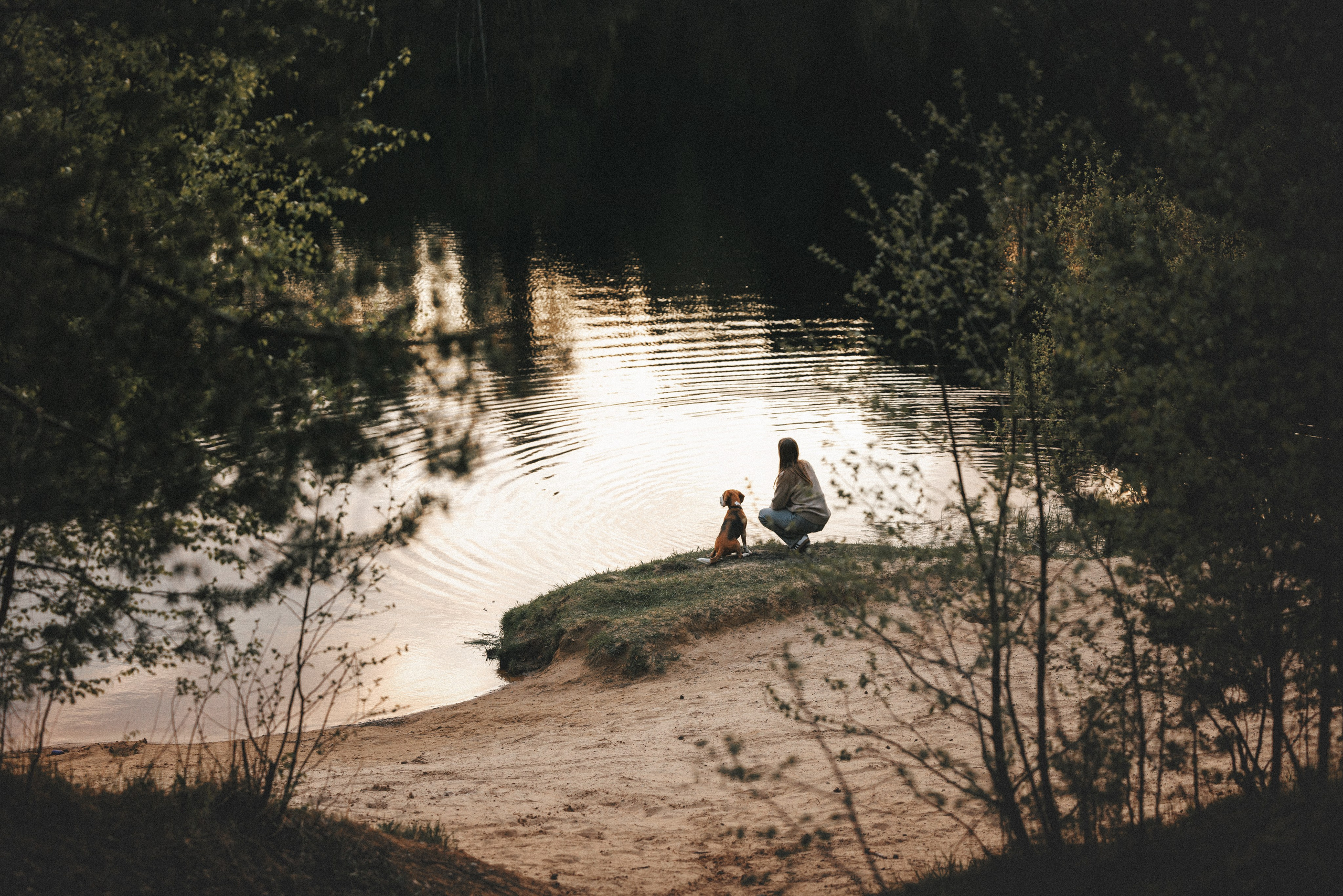 Юля и Зайфер. Фотограф анималист Осипчикова Мария