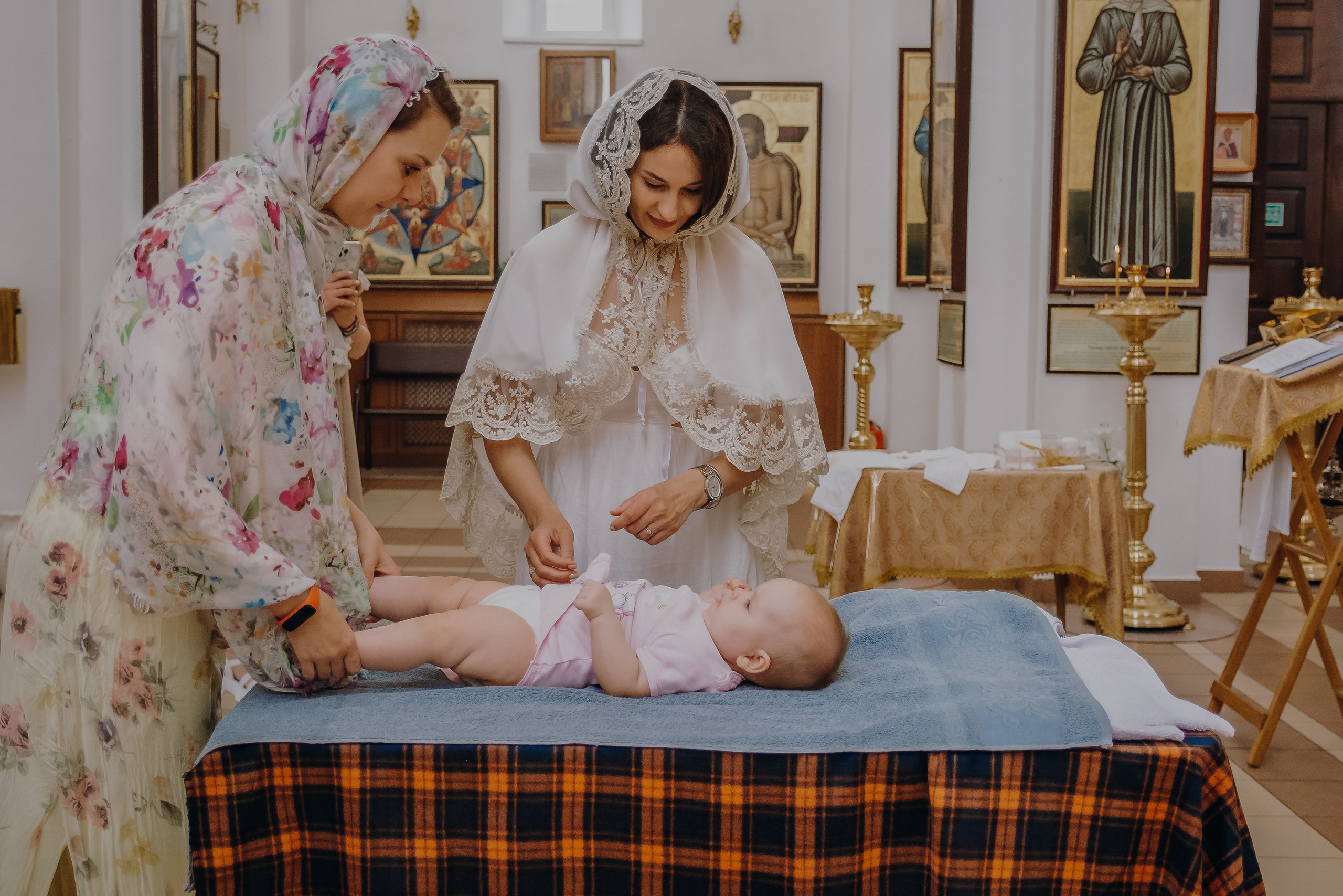 Крещение Таисии. Семейный и детский фотограф Кущ Наташа
