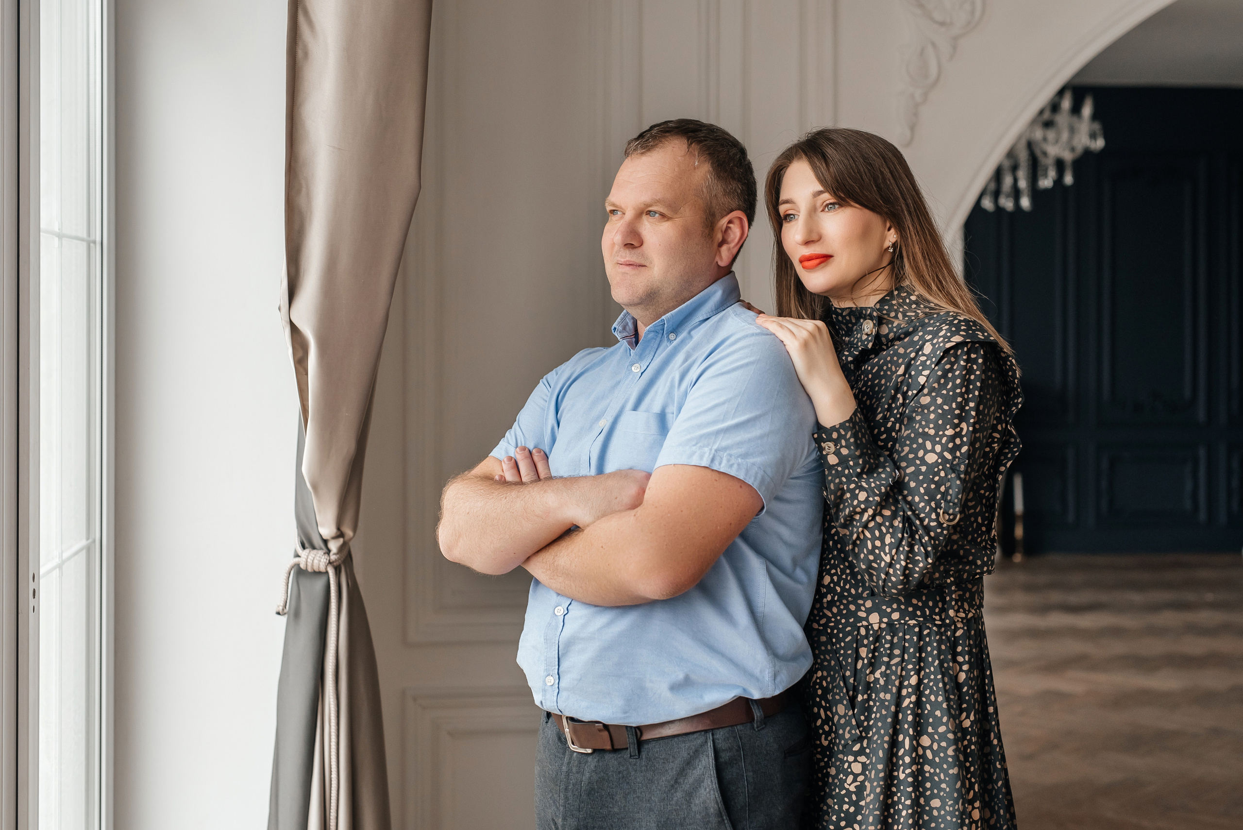 Семейная съемка в студии стиля борокко. Свадебный фотограф Елена Рякина