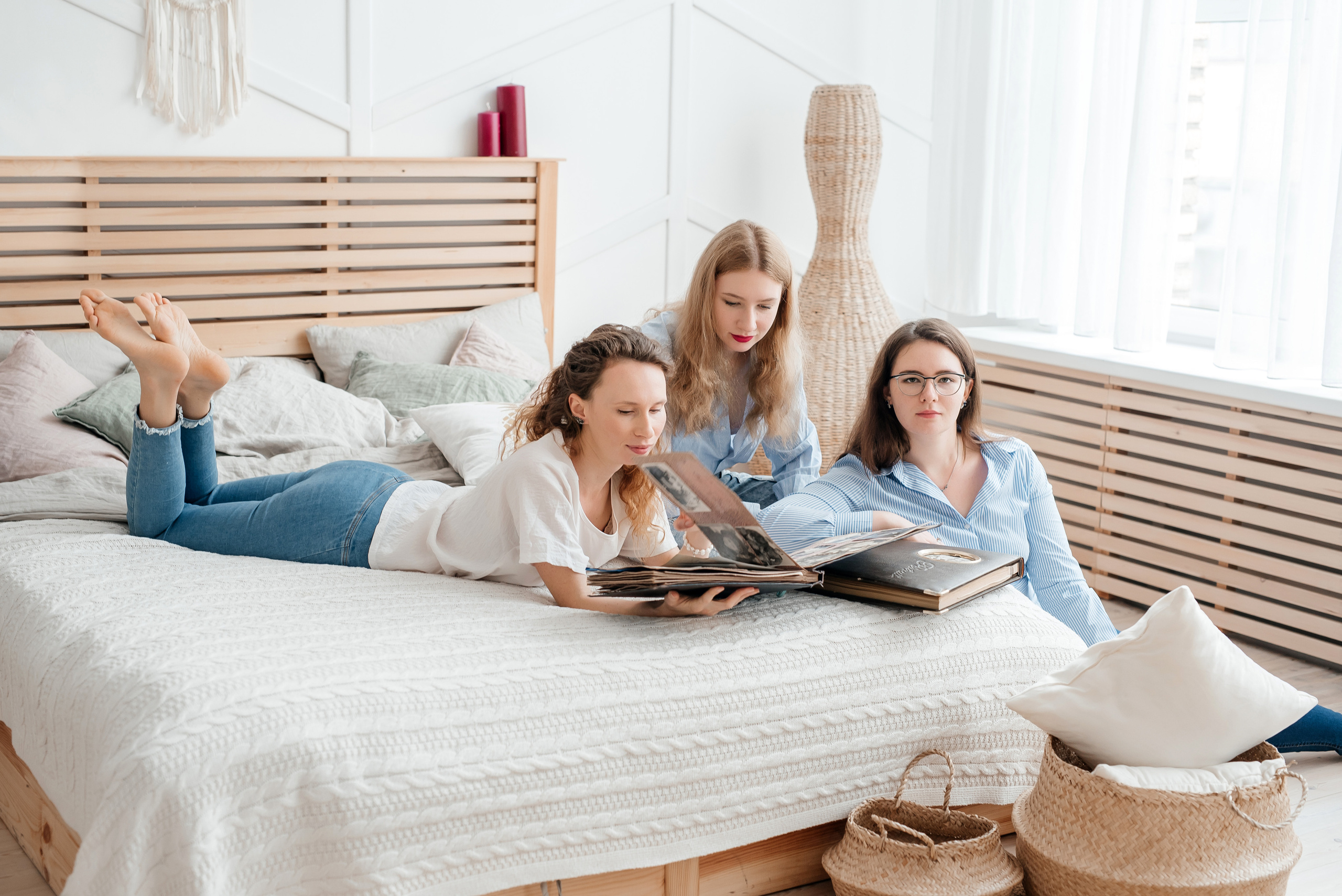 Фотосессия семьи. Мама и три дочери. Свадебный фотограф Елена Рякина