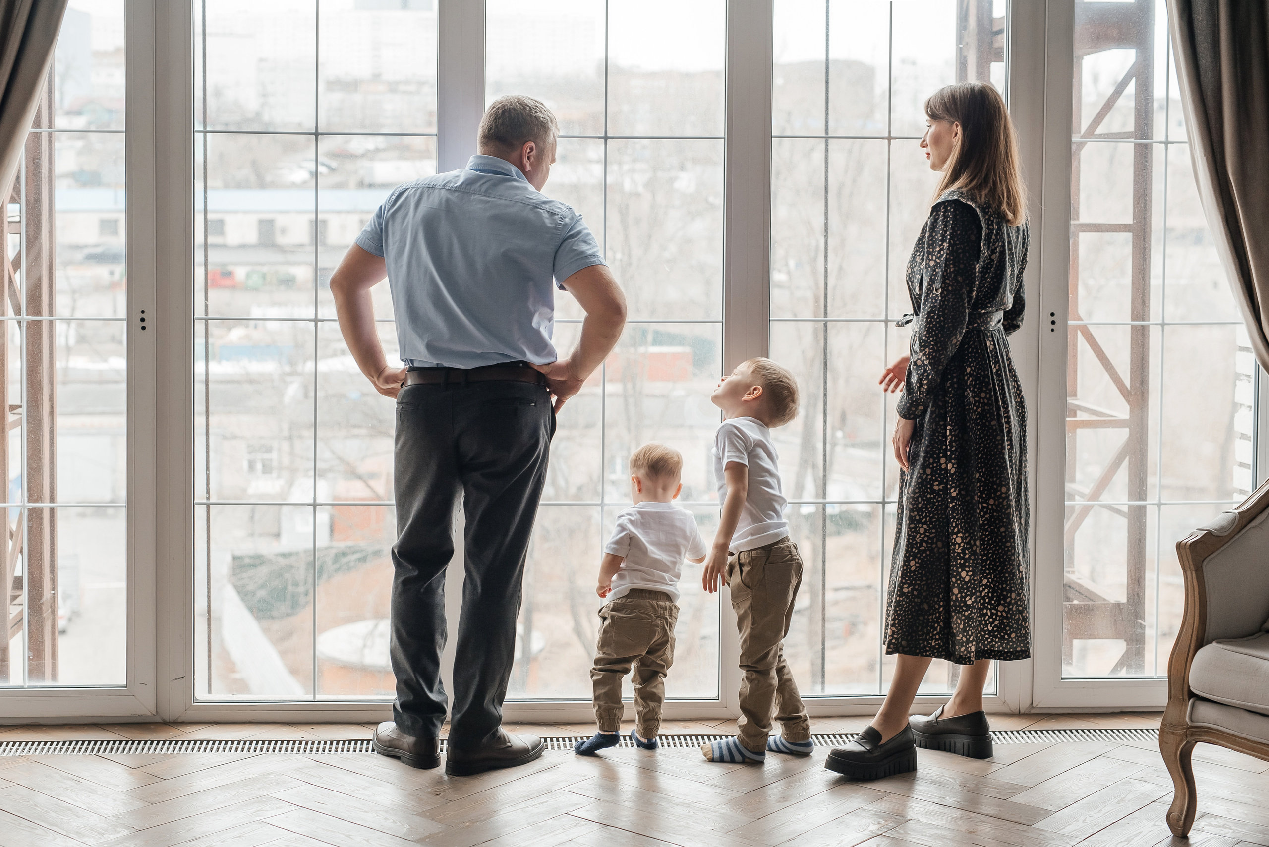 Семейная съемка в студии стиля борокко. Свадебный фотограф Елена Рякина