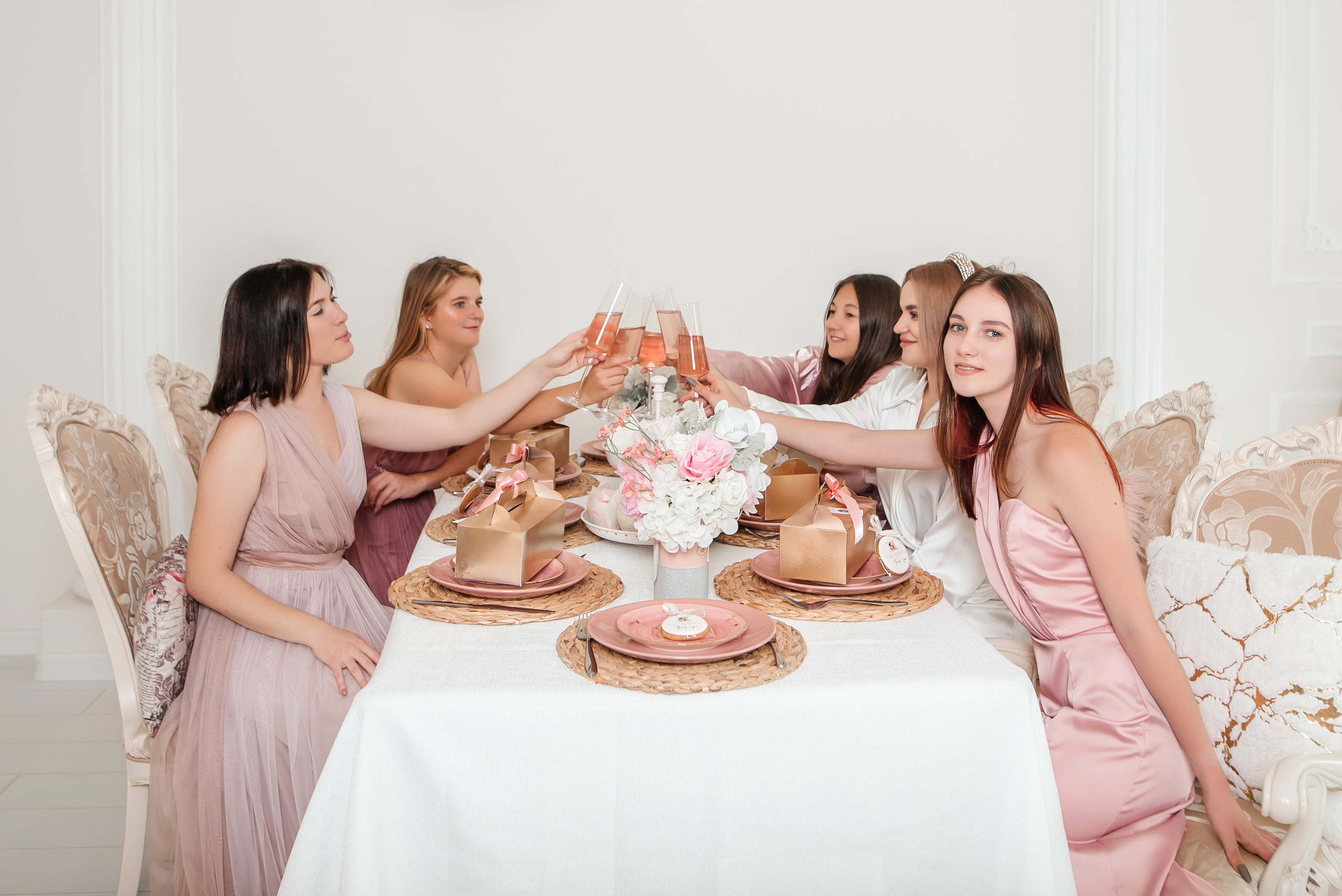 Девичник в розовом стиле. Свадебный фотограф Елена Рякина