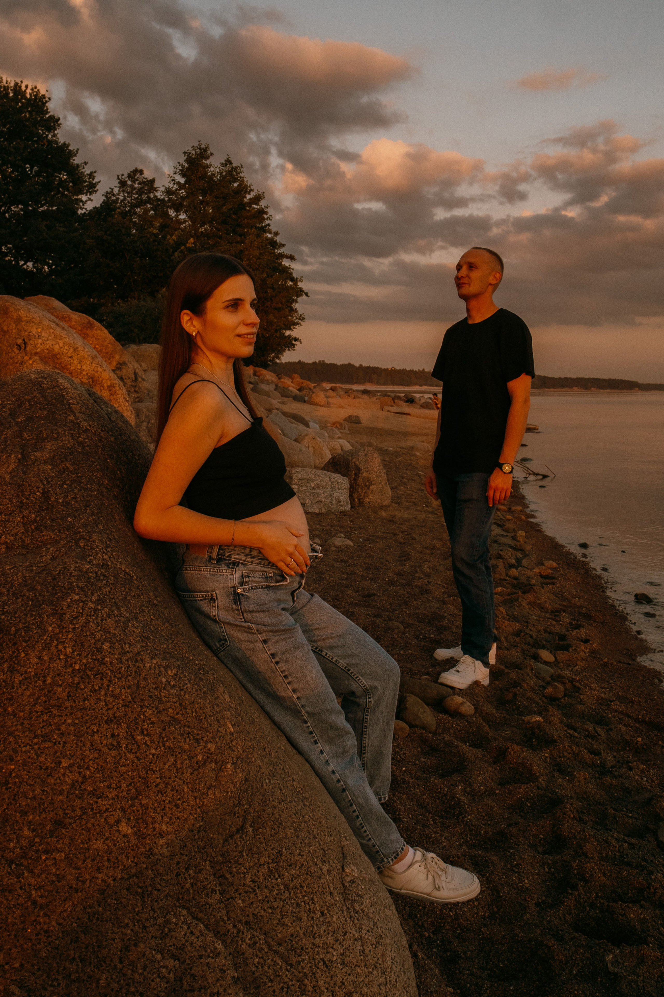 Гендер-пати для двоих на заливе. Фотограф в Санкт-Петербурге Виктория Безверхая