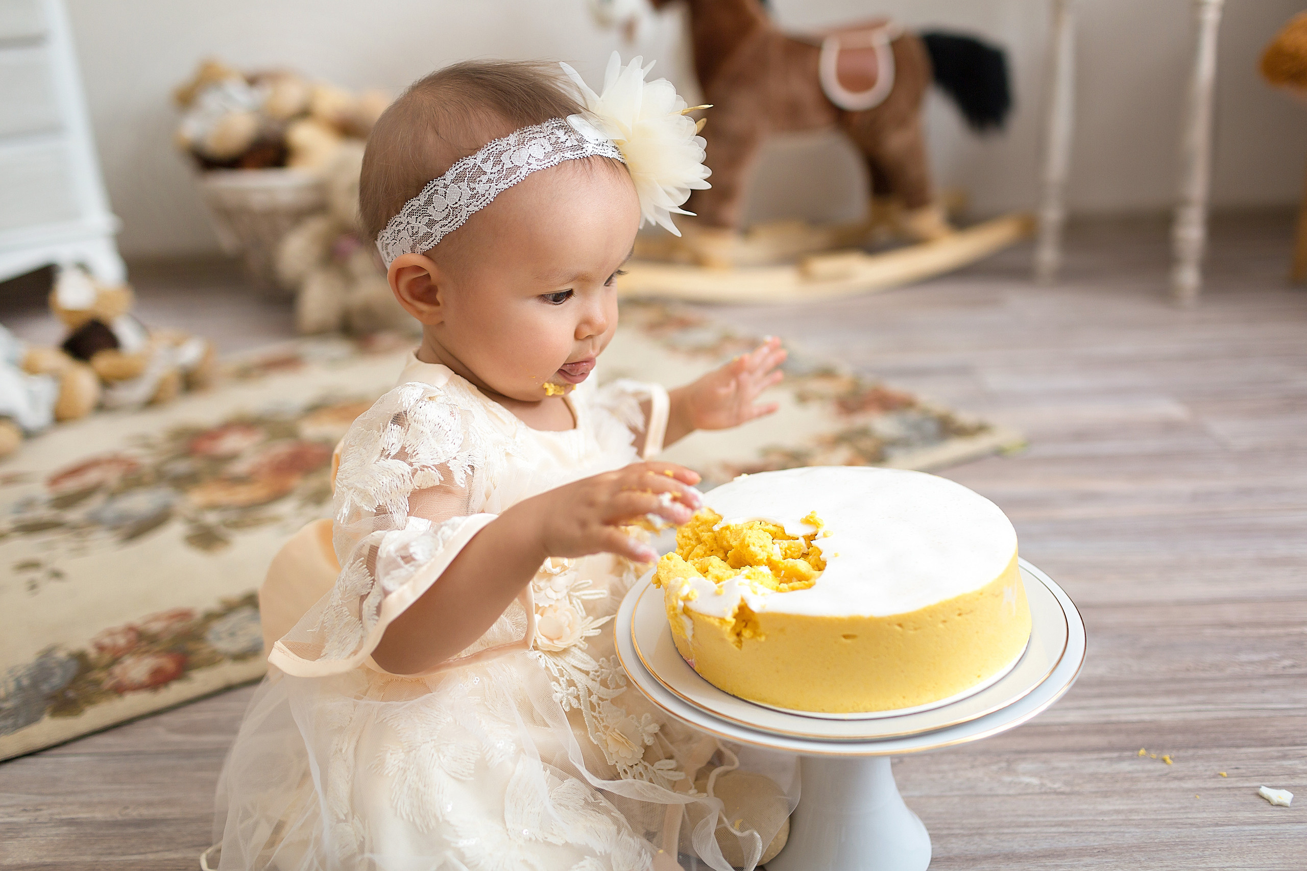 Мила. Smash cake. Свадебный и семейный фотограф Спб Бошман Ирина