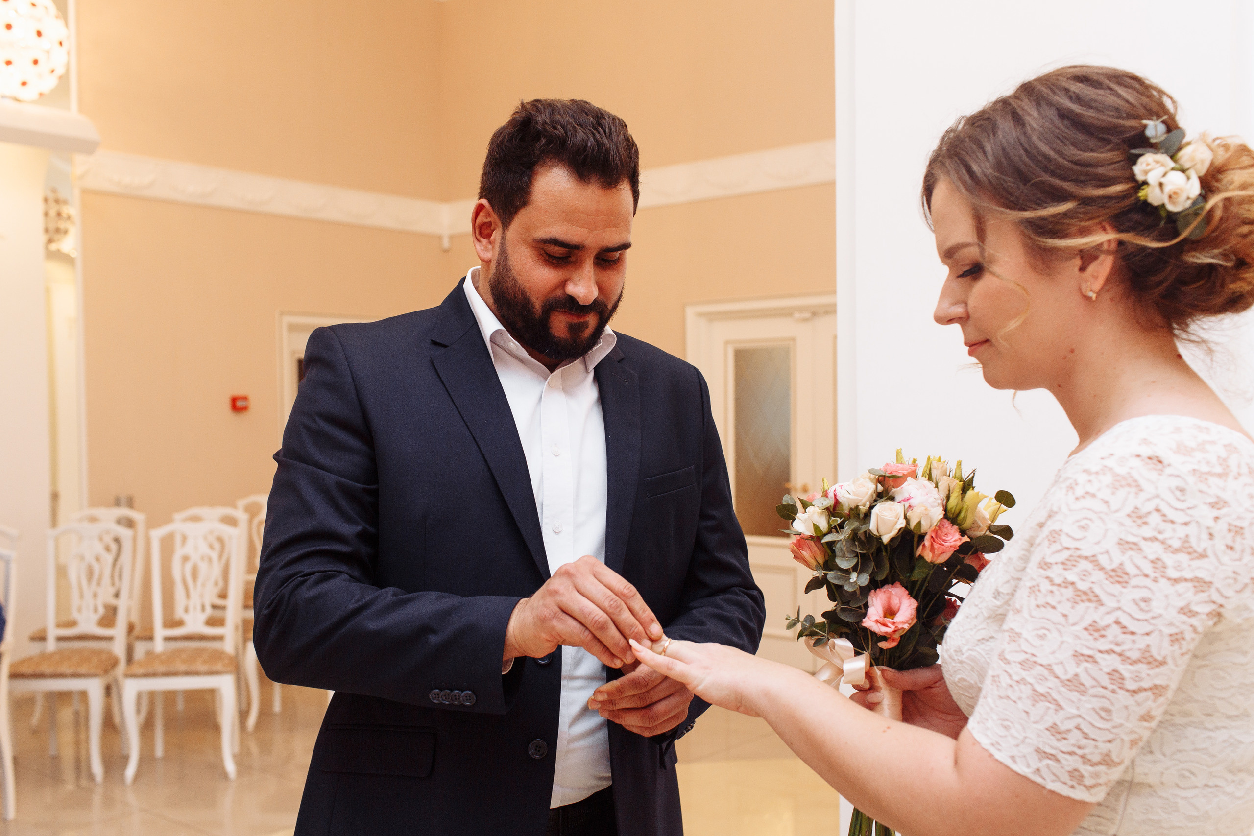 Регистрация брака в Невском ЗАГСЕ. Свадебный и семейный фотограф Спб Бошман Ирина