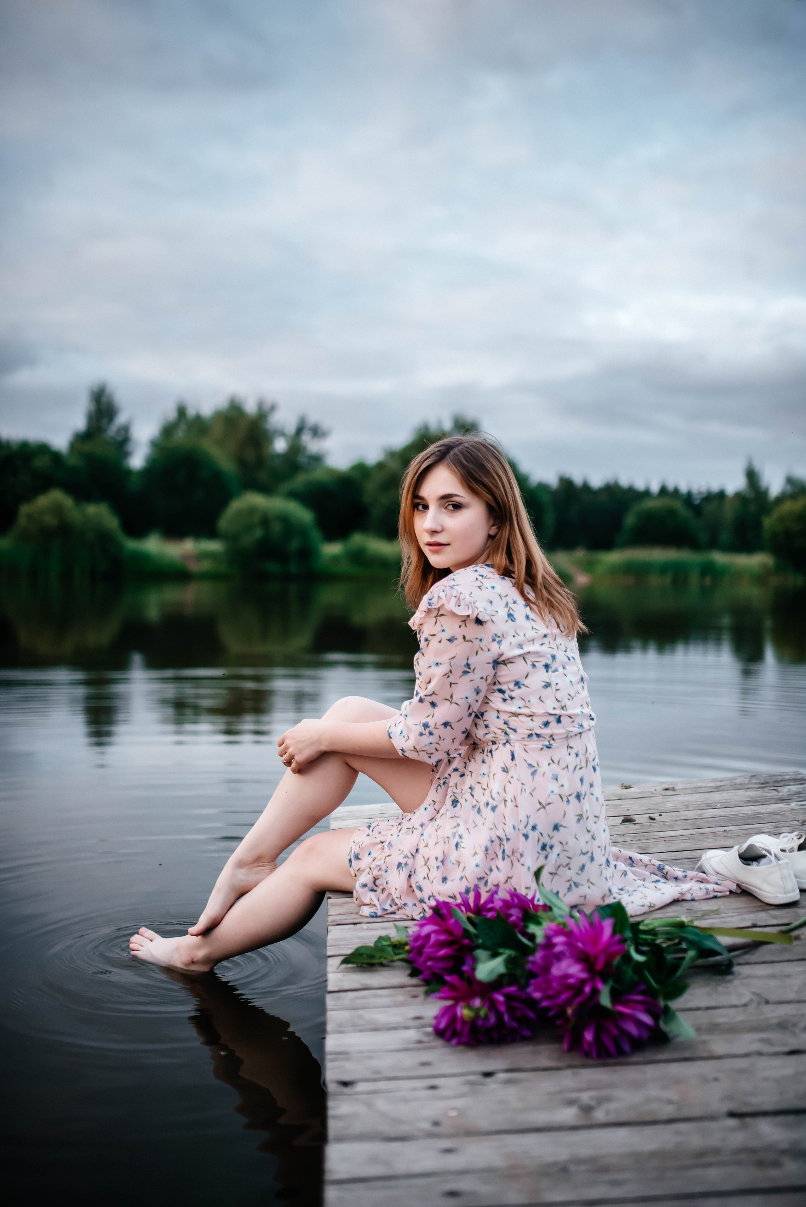 Маша, лето, закат. Главная