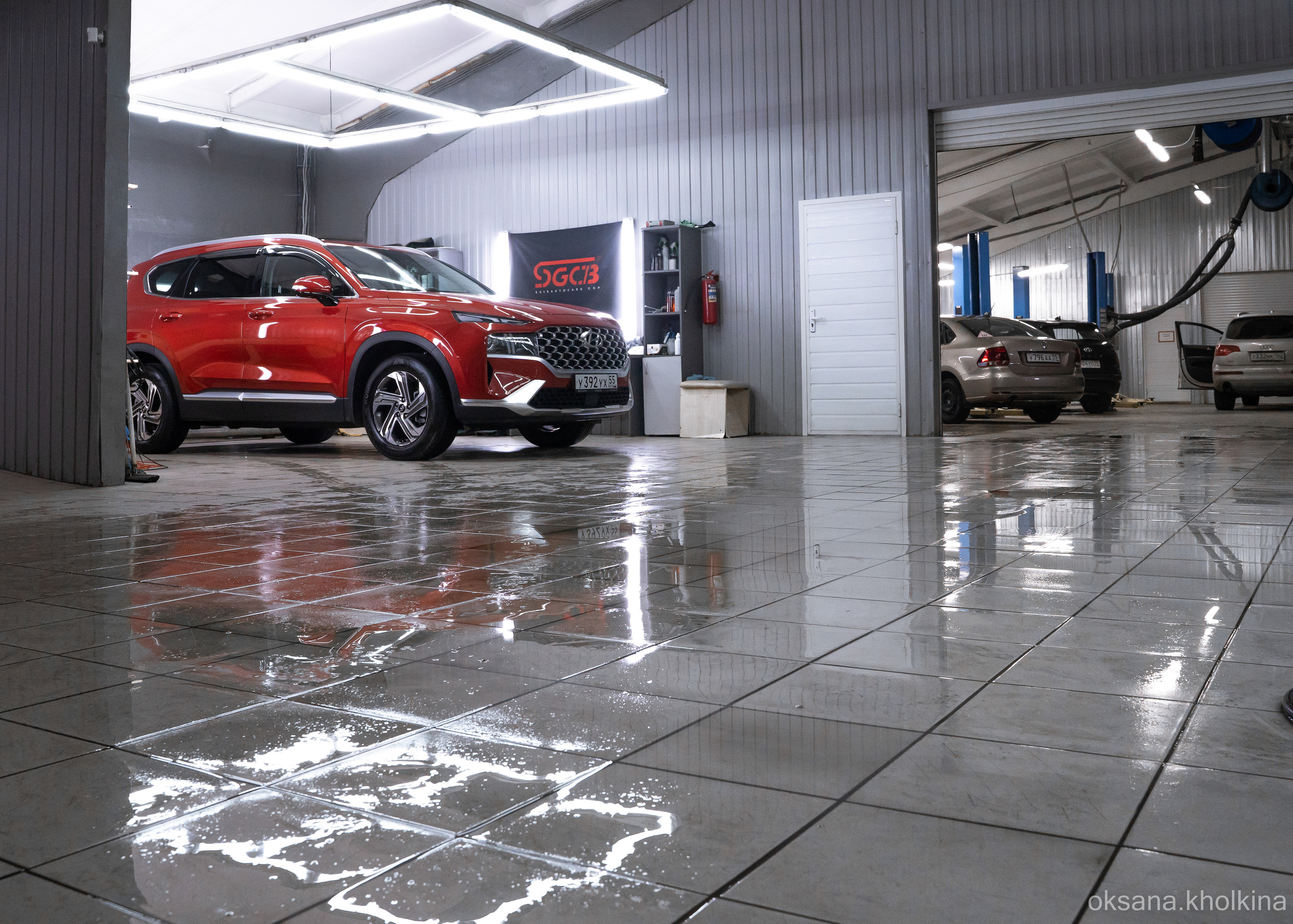 Интерьерная съёмка для бизнеса. Автомойка.