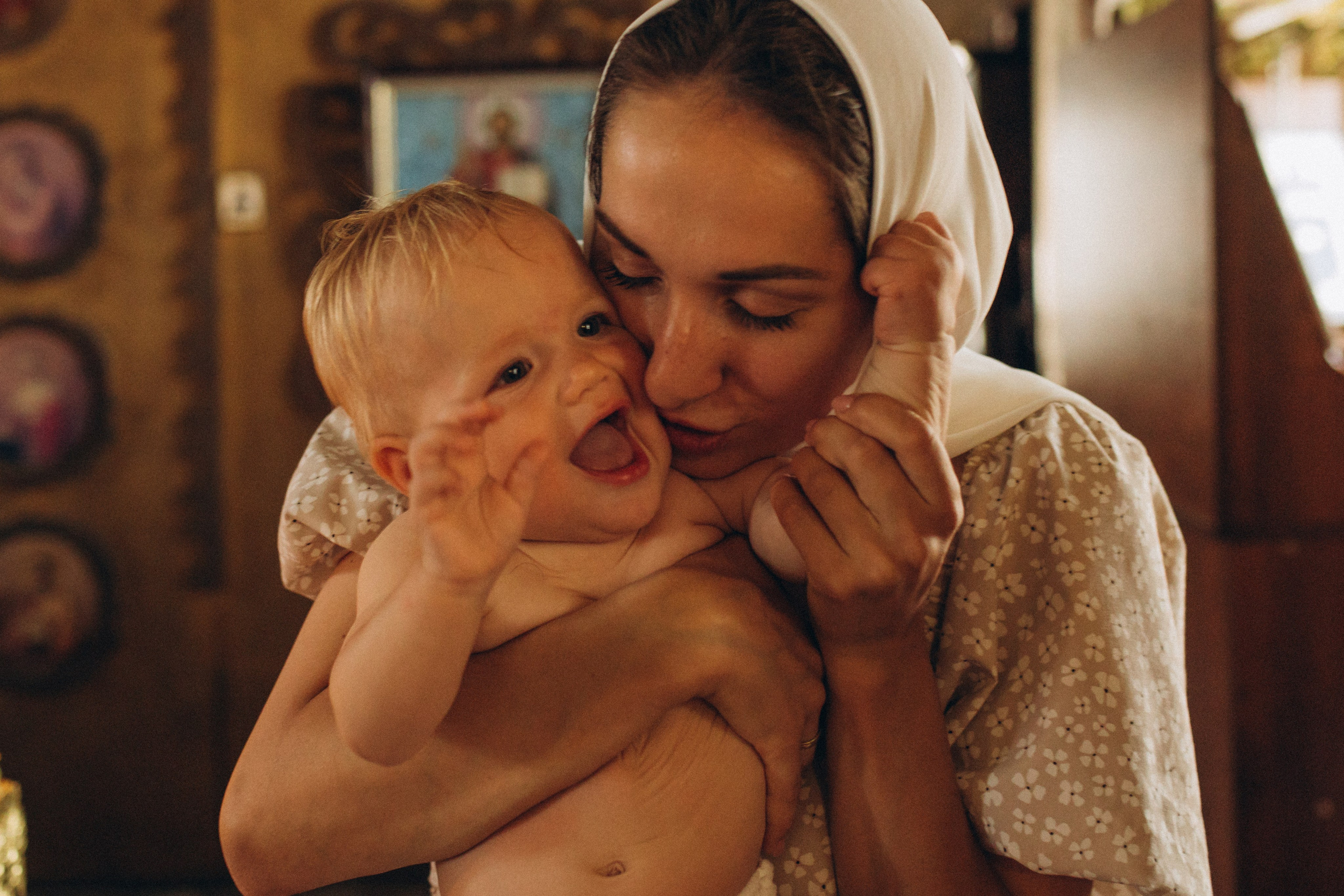 Крещение Марии. Семейный фотограф в Обнинске