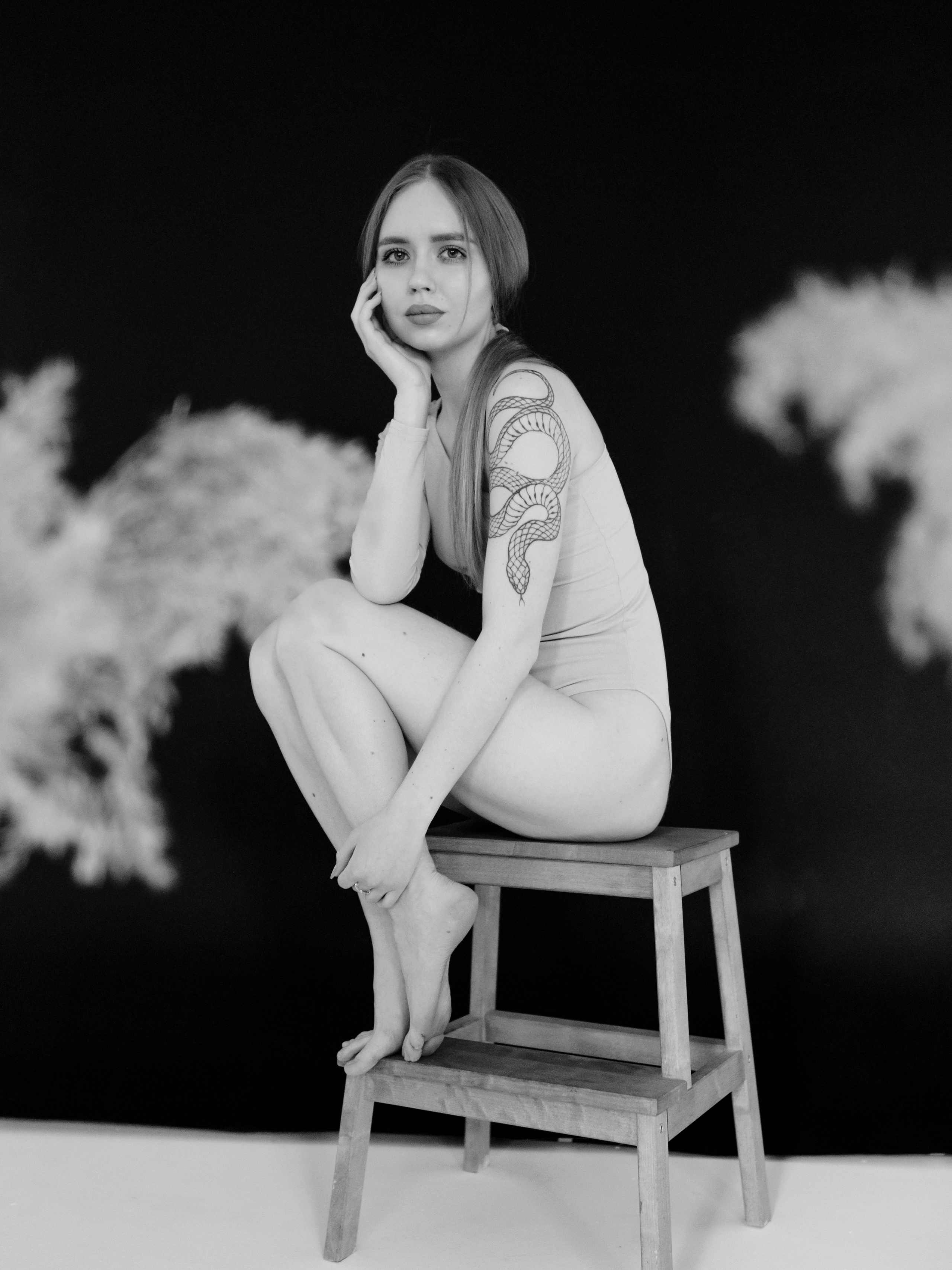 Женская фотосессия в студии. Маруся Машкова • Фотограф в Москве