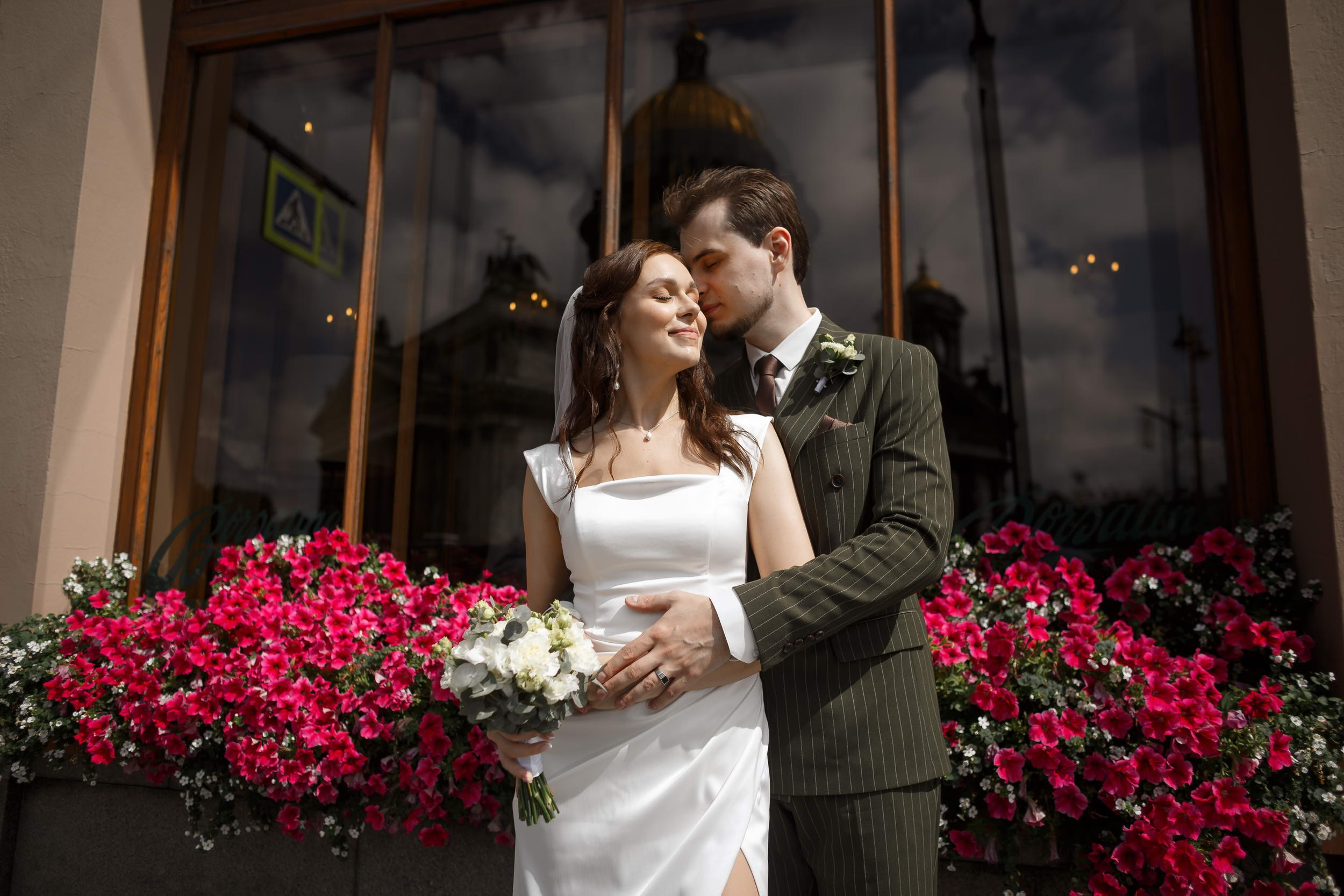 Свадебная фотосессия в Санкт-Петербурге. Свадебный фотограф Игорь Брундасов 8PHOTO на свадьбу венчание загс СПб