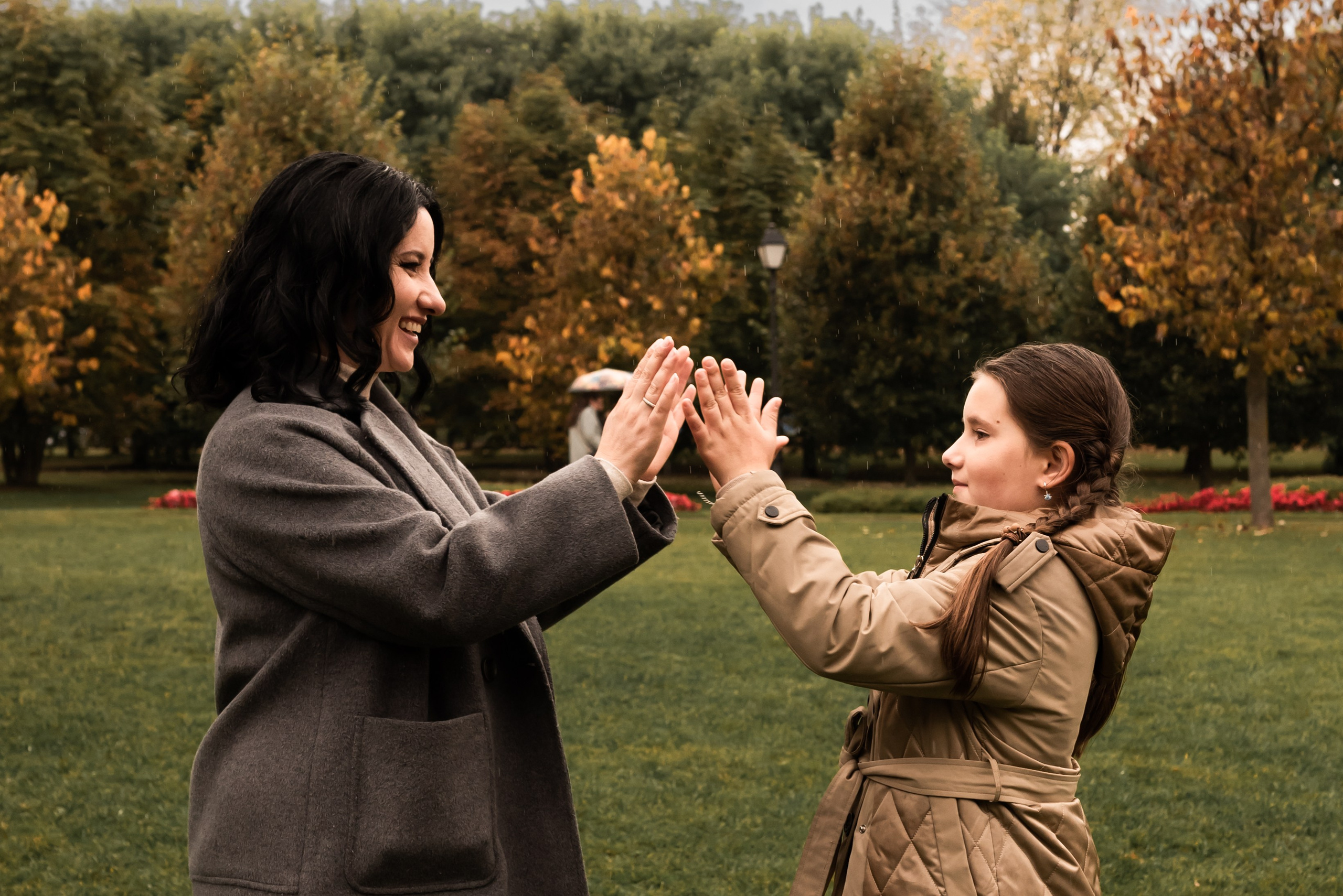 Дождливое день рождения в парке Царицино. Фотограф Ксения Огородова портфолио