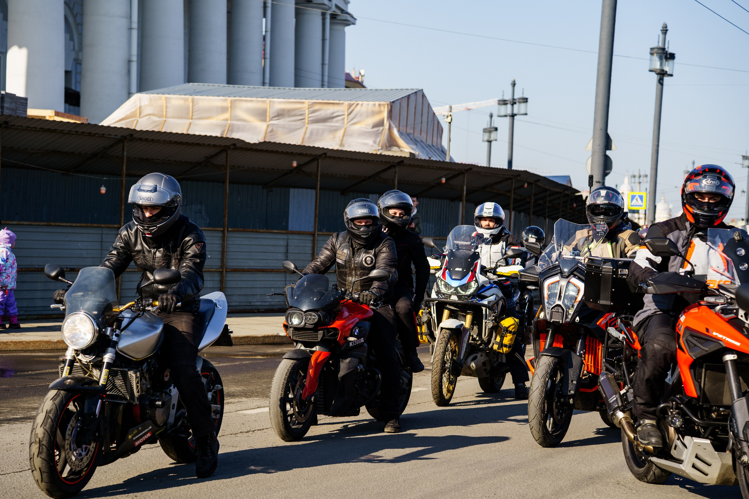 Прохват мотоклуба Norman Riders ч.1. Концертный и репортажный фотограф в Санкт-Петербурге Слава Пахомов