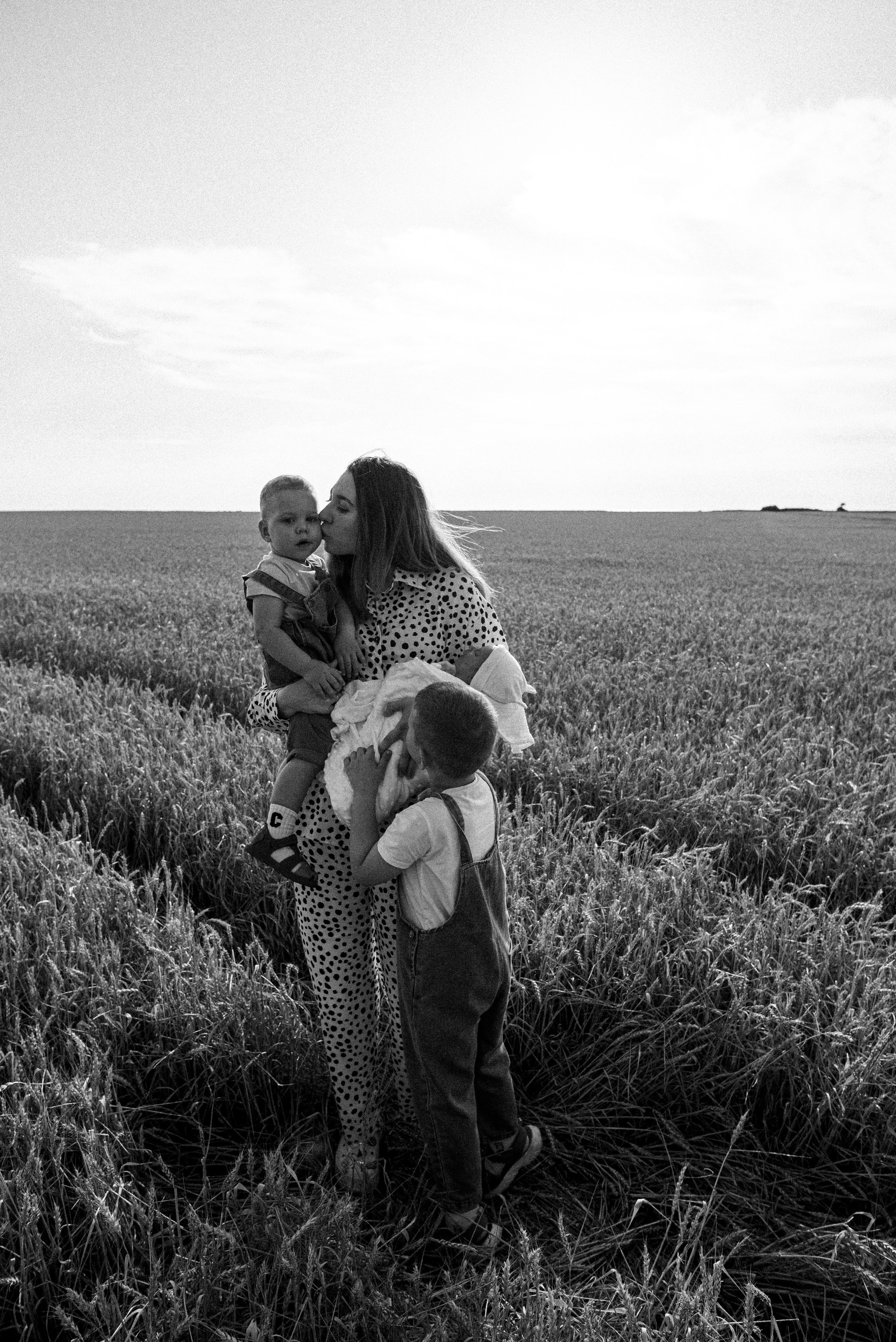 Анна с семьей. Детский и семейный фотограф выпускной альбом Приморско-Ахтарск