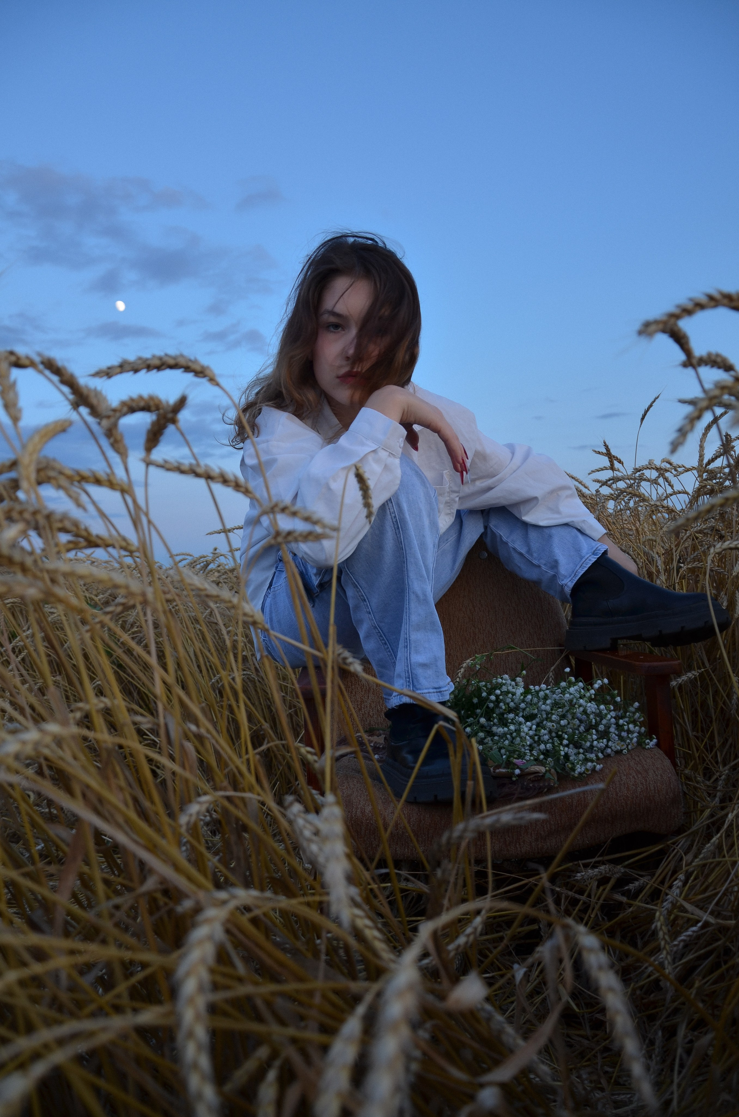 Ксения в поле