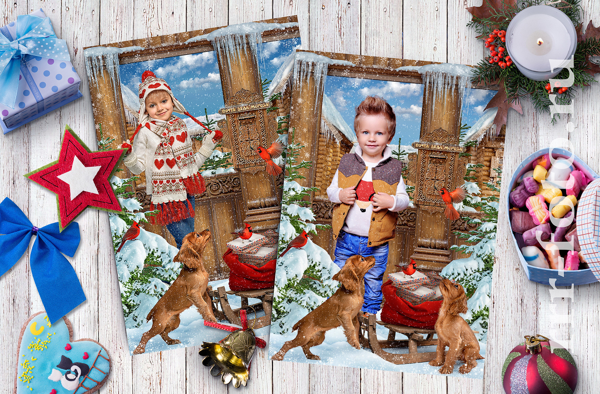Коллаж новогодний №17