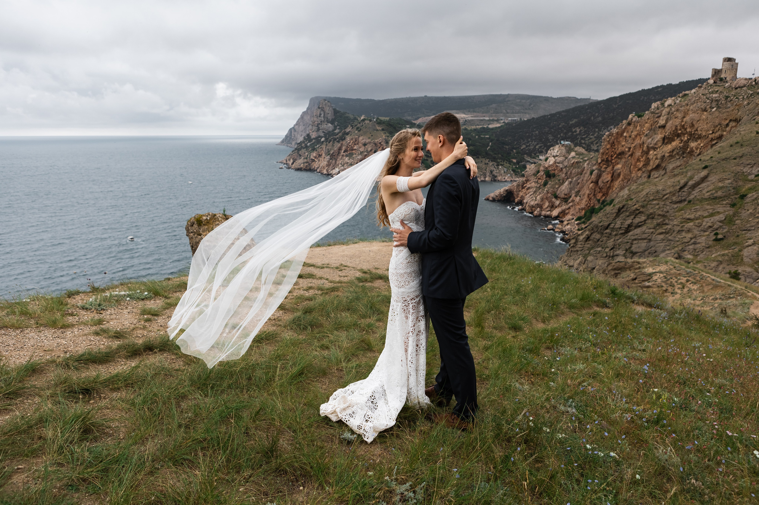 Венчание и свадьба Никиты и Даши в Крыму. Свадебный фотограф, фотосъемка в Крыму, Севастополе, Симферополе, Ялте