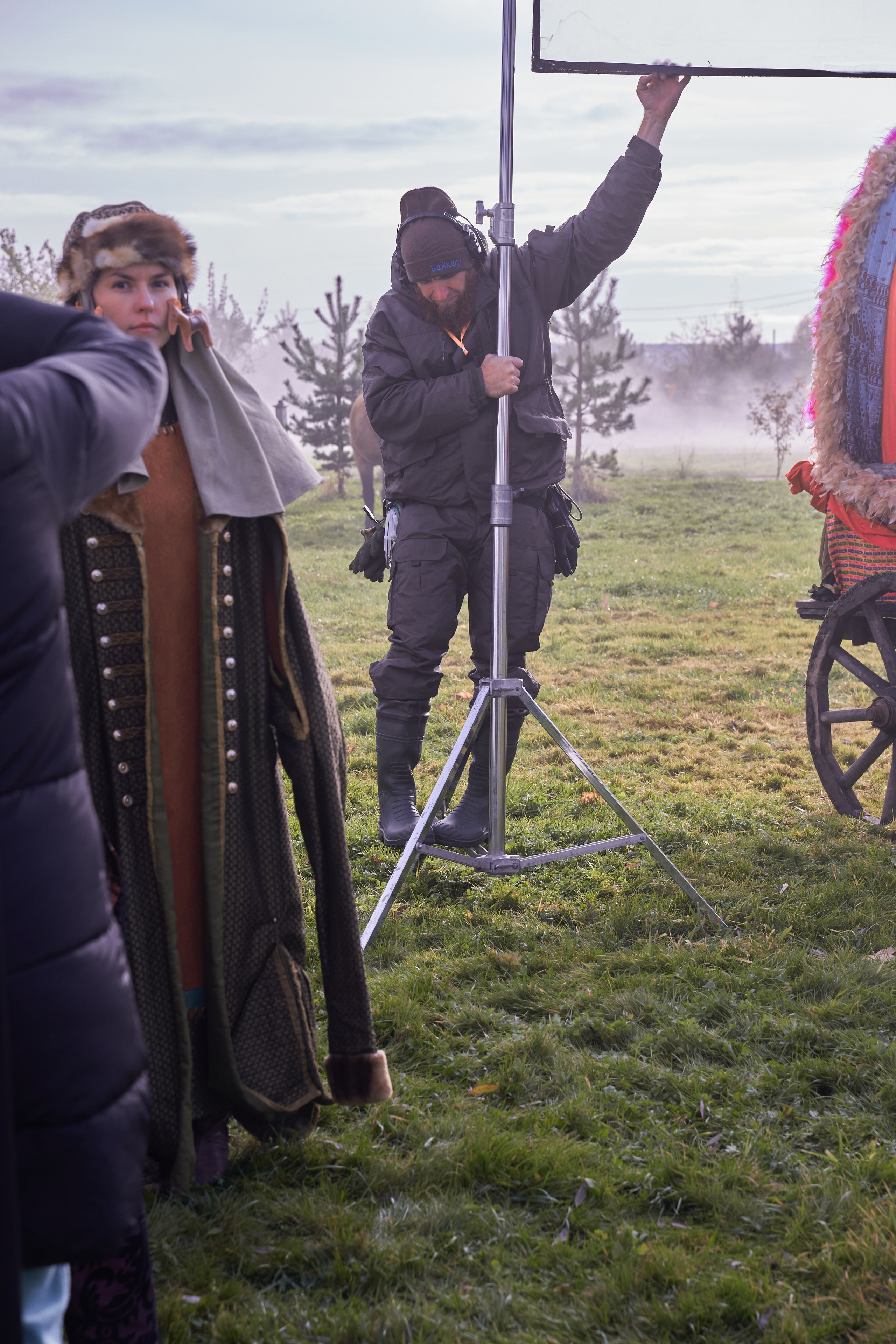 Бекстейдж съемки сериала. Krasnopoliophoto