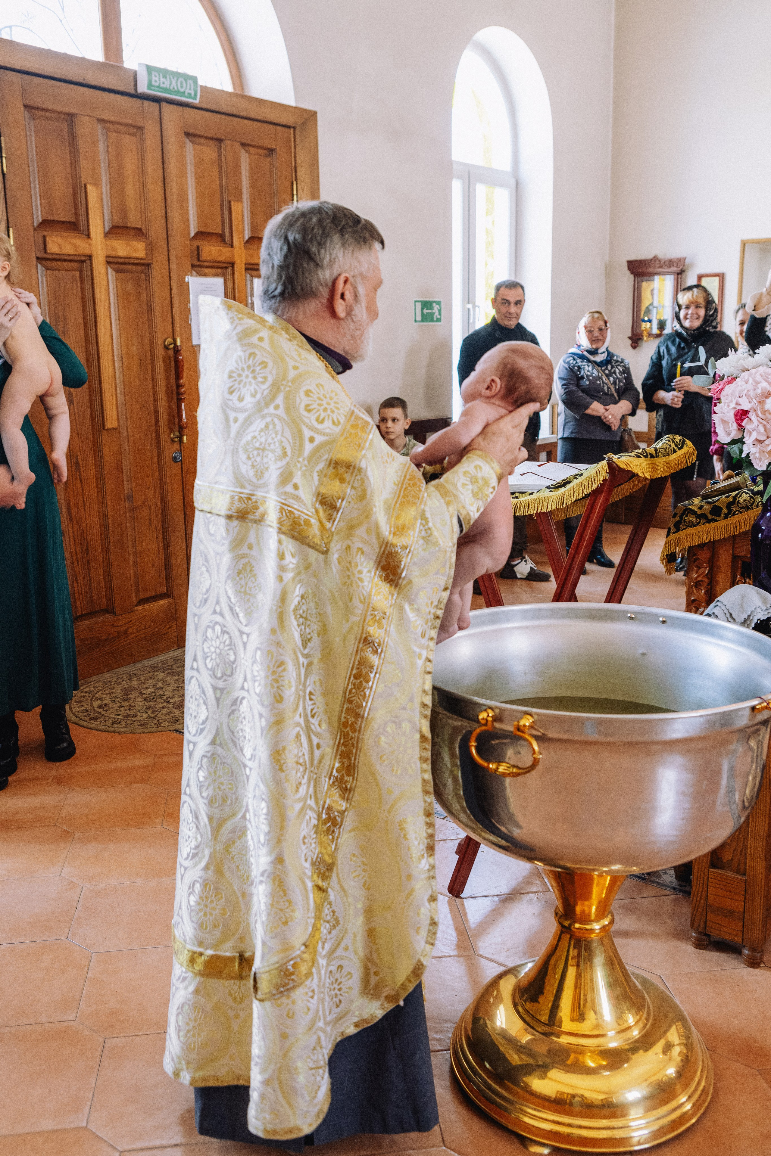 Крещение Артема и Полины. Фотограф в Курске Смирнов Евгений