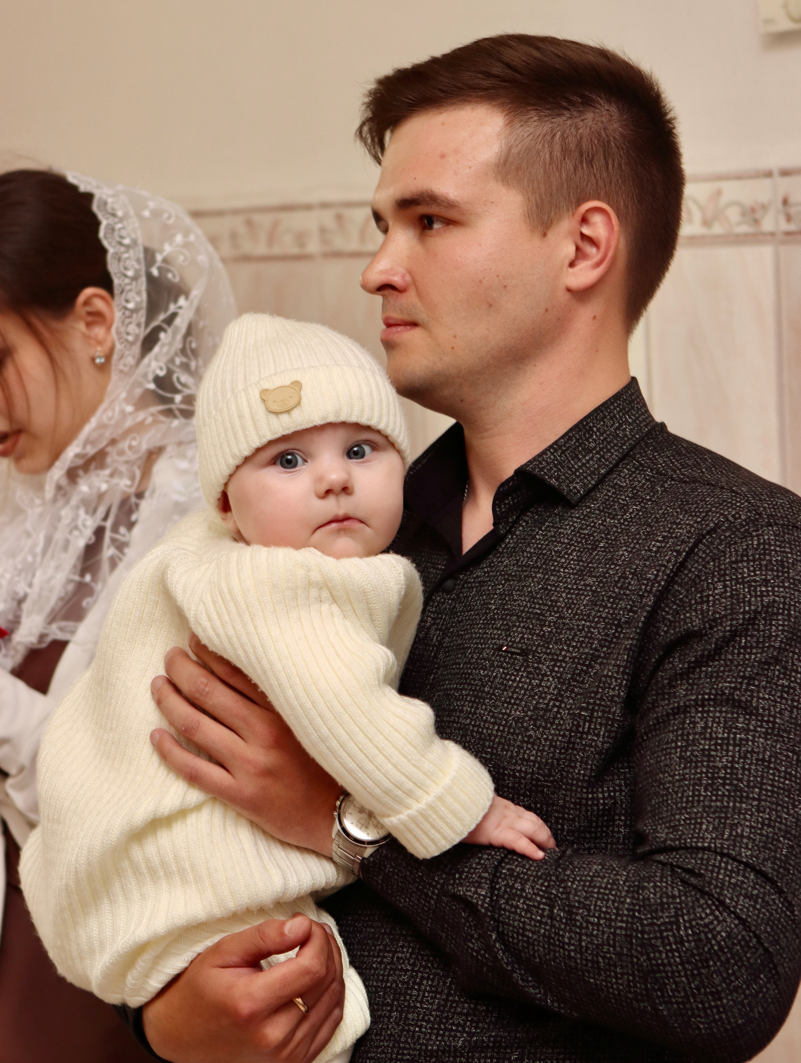 Анастасия и Вадим — крещение Виктории. Фотограф в Курске Смирнов Евгений