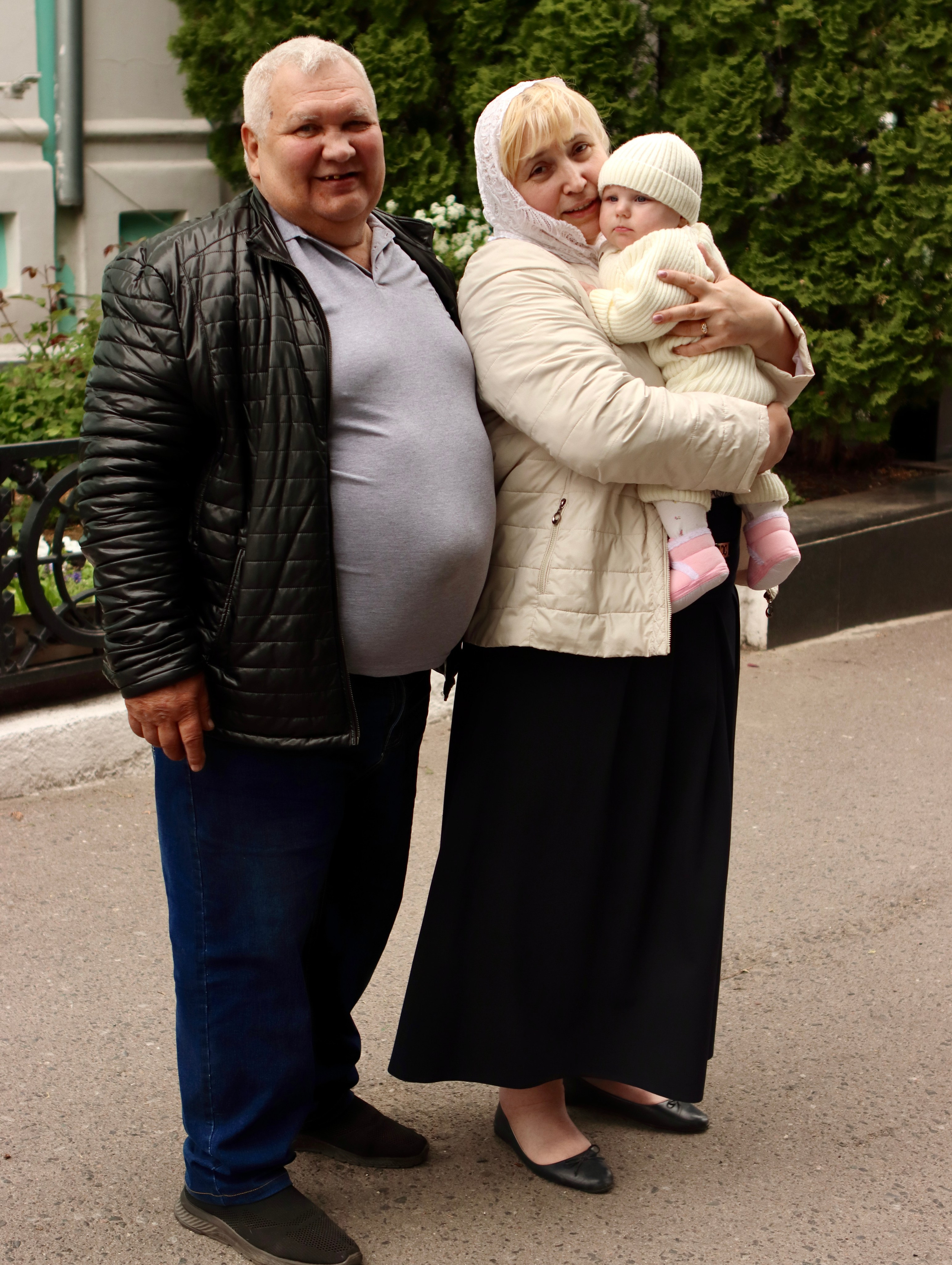 Анастасия и Вадим — крещение Виктории. Фотограф в Курске Смирнов Евгений