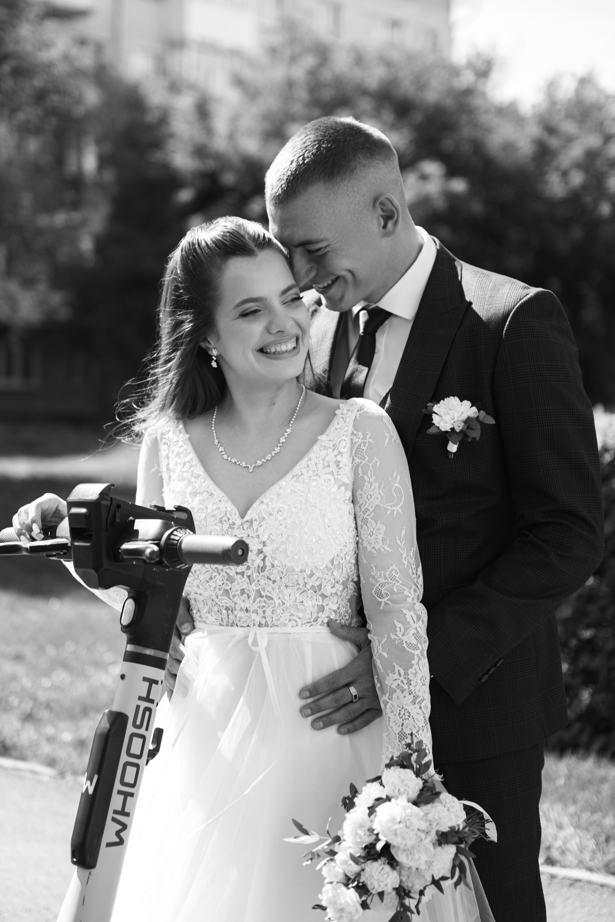 Свадебная фотосессия возле КУЗГТУ в г. Кемерово