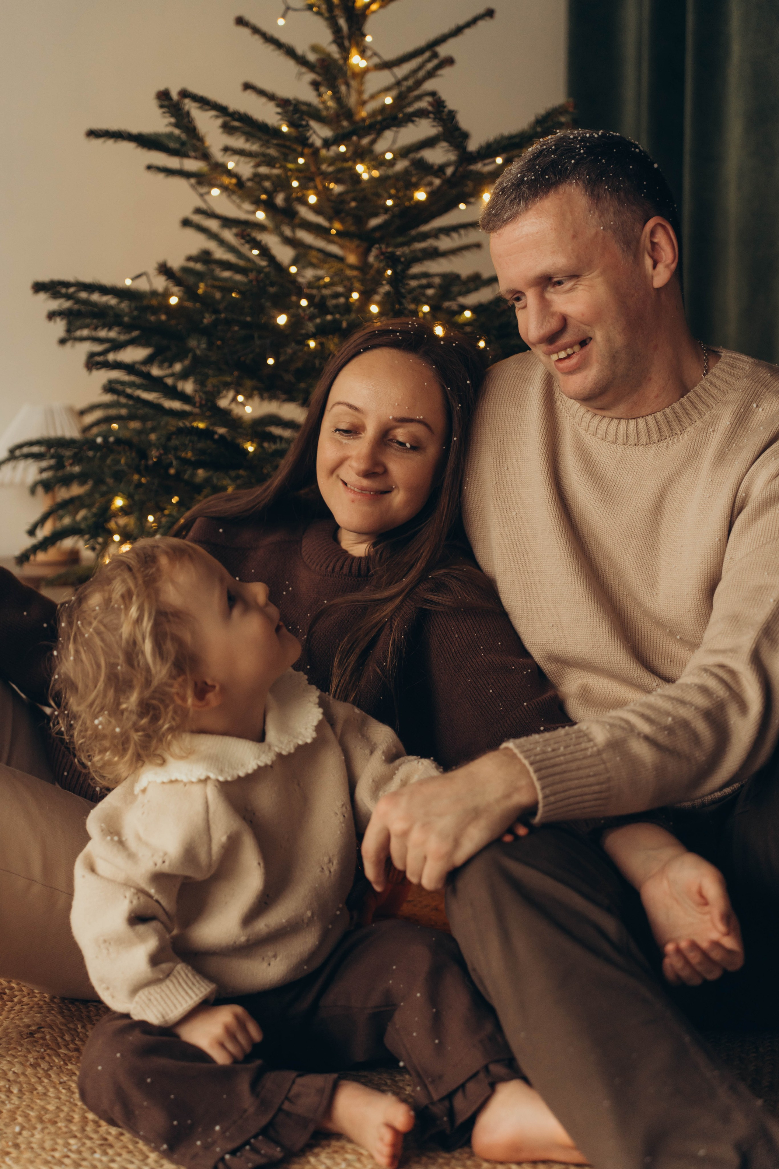 Екатерина, Николай и малышка Аня