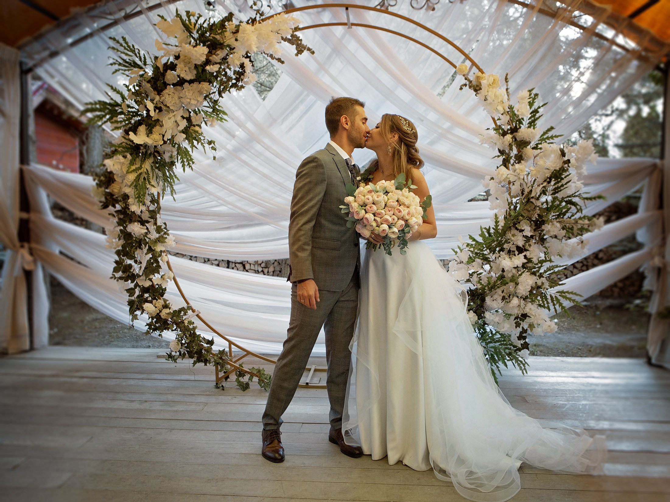 Свадьба с гостями. Свадебный и портретный фотограф Москва