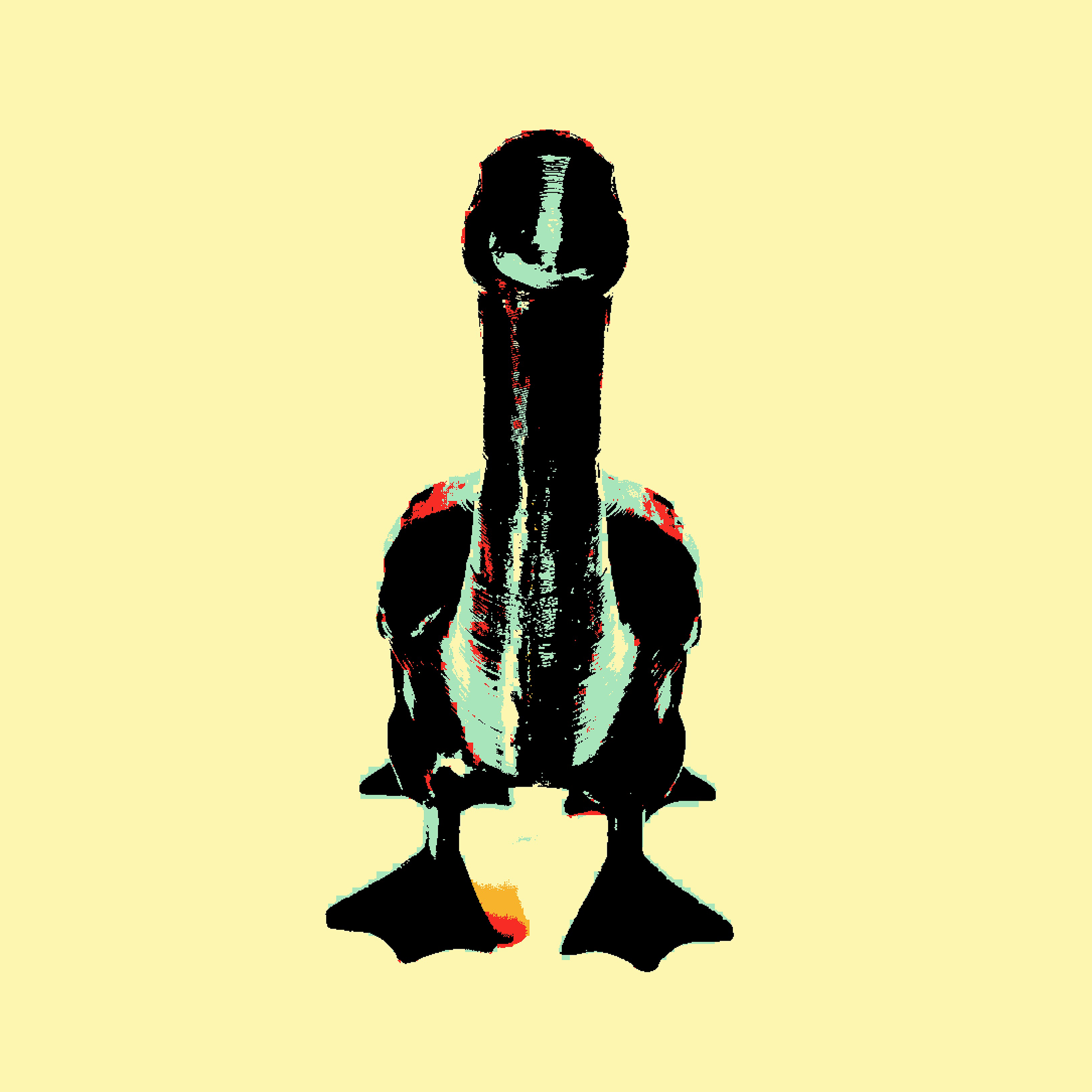 Ганс чёрный. Визуальный арт пиксельный художник Василь Пиксель