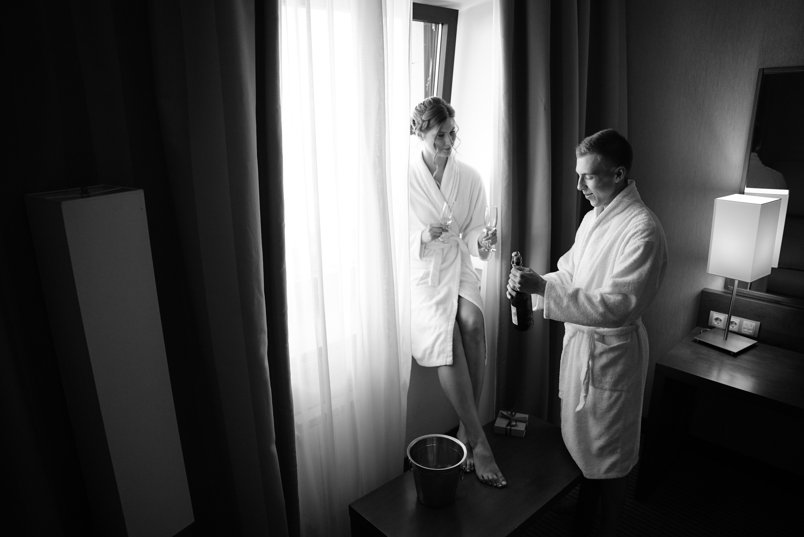 Иван и Виктория чб. Свадебный фотограф в Самаре Анна Ковалева