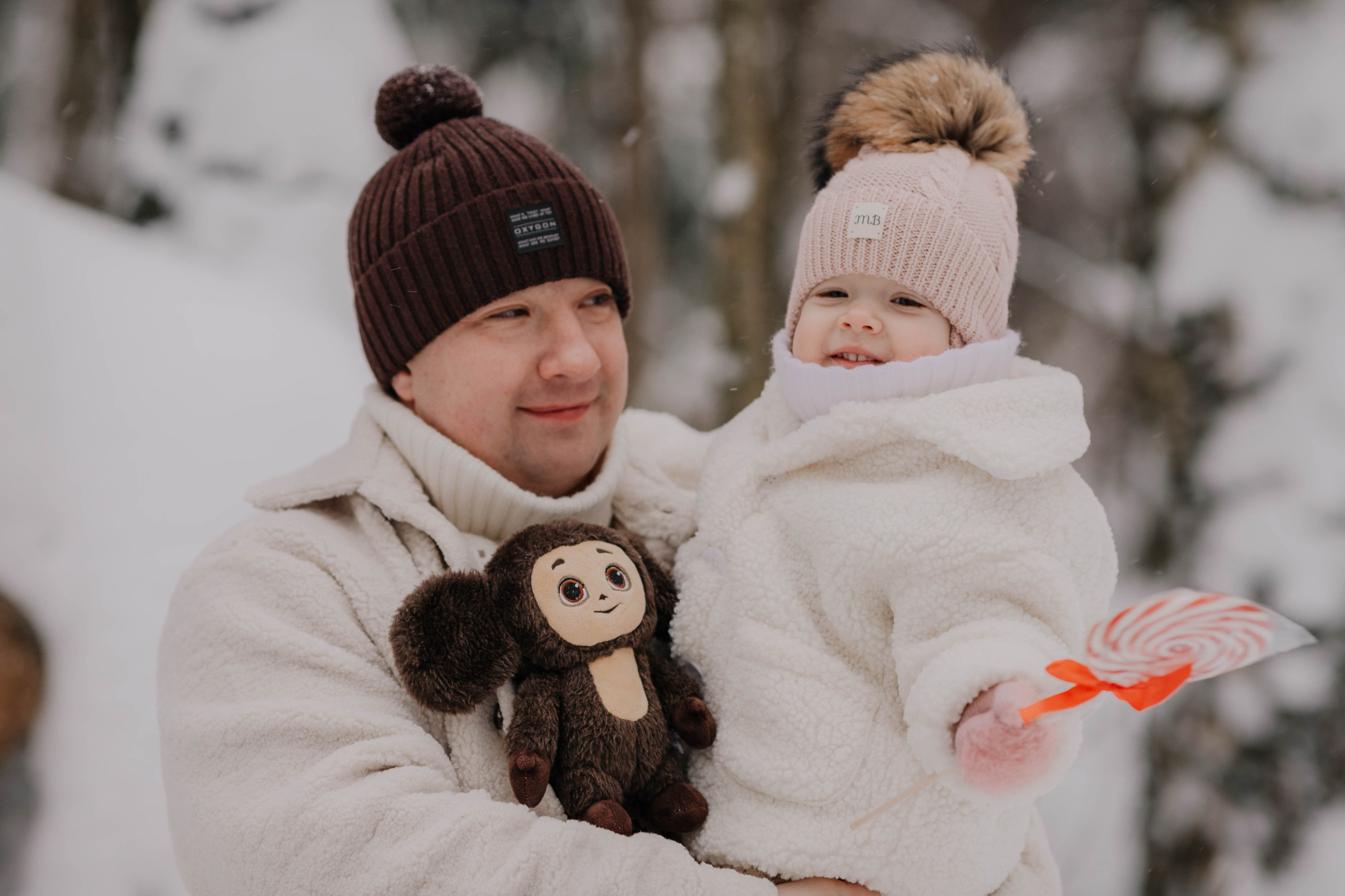 Лиля и семья Зимняя прогулка в лесу. Семейный и свадебный фотограф Видное Москва Екатерина Пятова